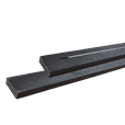Basic Bord/Bænkesæt m/2 ryglæn - 177 cm - RePlast - Sort