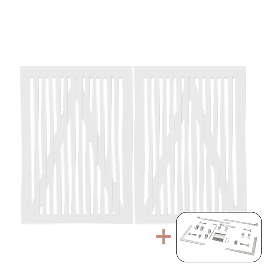 Sendai Dobbeltlåge inkl. beslag - 200×140 cm
