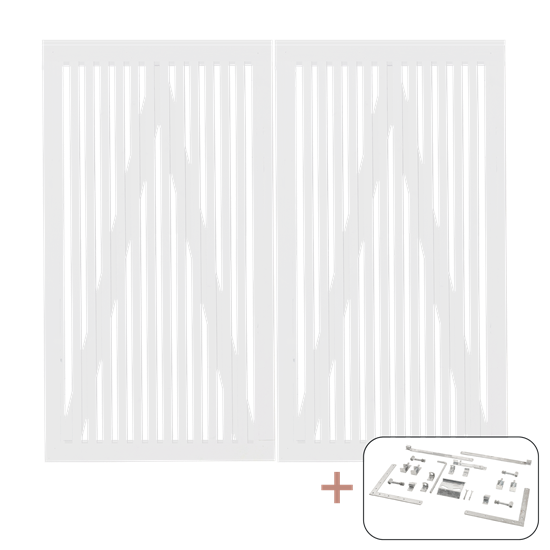 Sendai Dobbeltlåge inkl. beslag - 200×180 cm