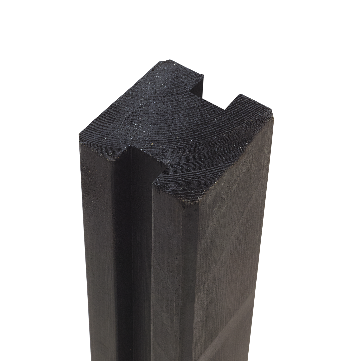 Krydsskåret Profilstolpe m/2 spor - 9×9×188 cm