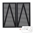 Tokyo Dobbeltlåge inkl. lågebeslag - 200×180 cm