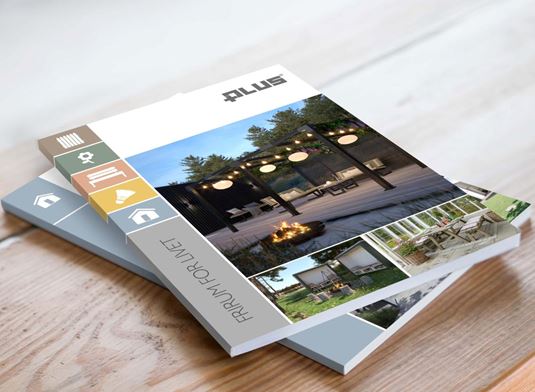 Find inspiration til hus og have i Plus Kataloget