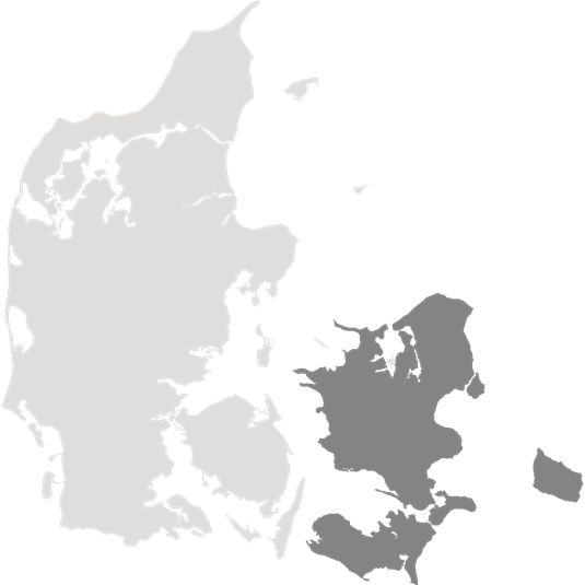 Kort over PLUS-montører på Sjælland