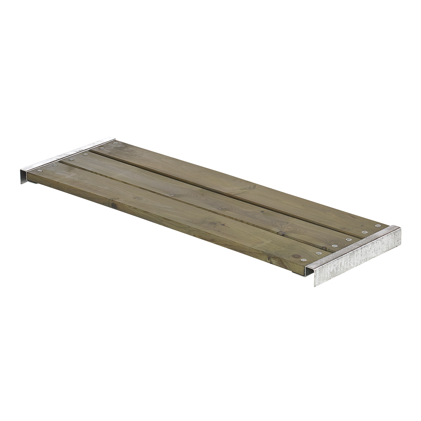 Cubic Bænk - 120×37 cm - Gråbrun