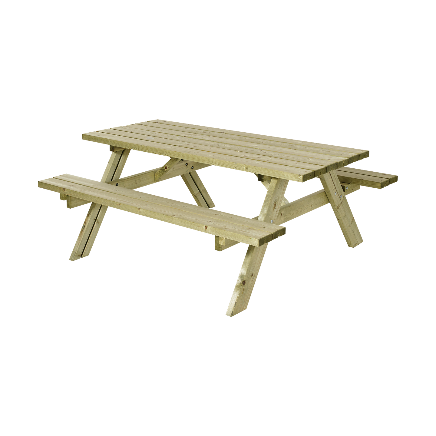 Bord/Bænkesæt - 177 cm - Trykimprægneret