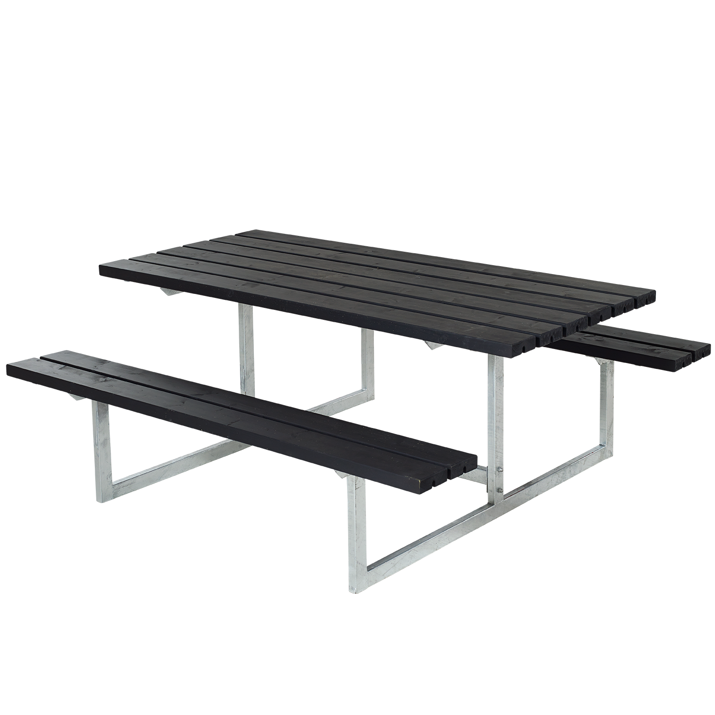 Basic Bord/Bænkesæt - 177 cm - Sort