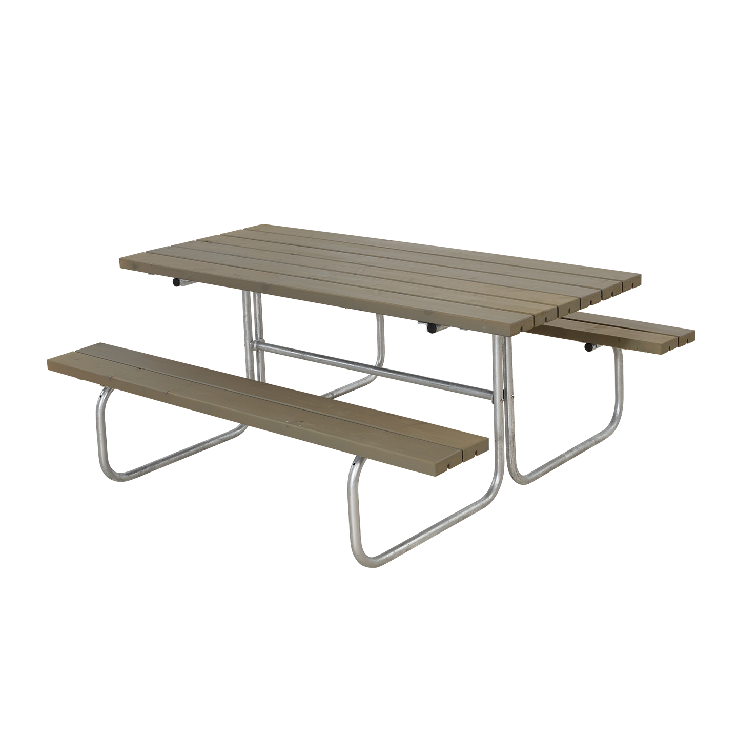 Classic Bord/Bænkesæt - 177 cm - Gråbrun