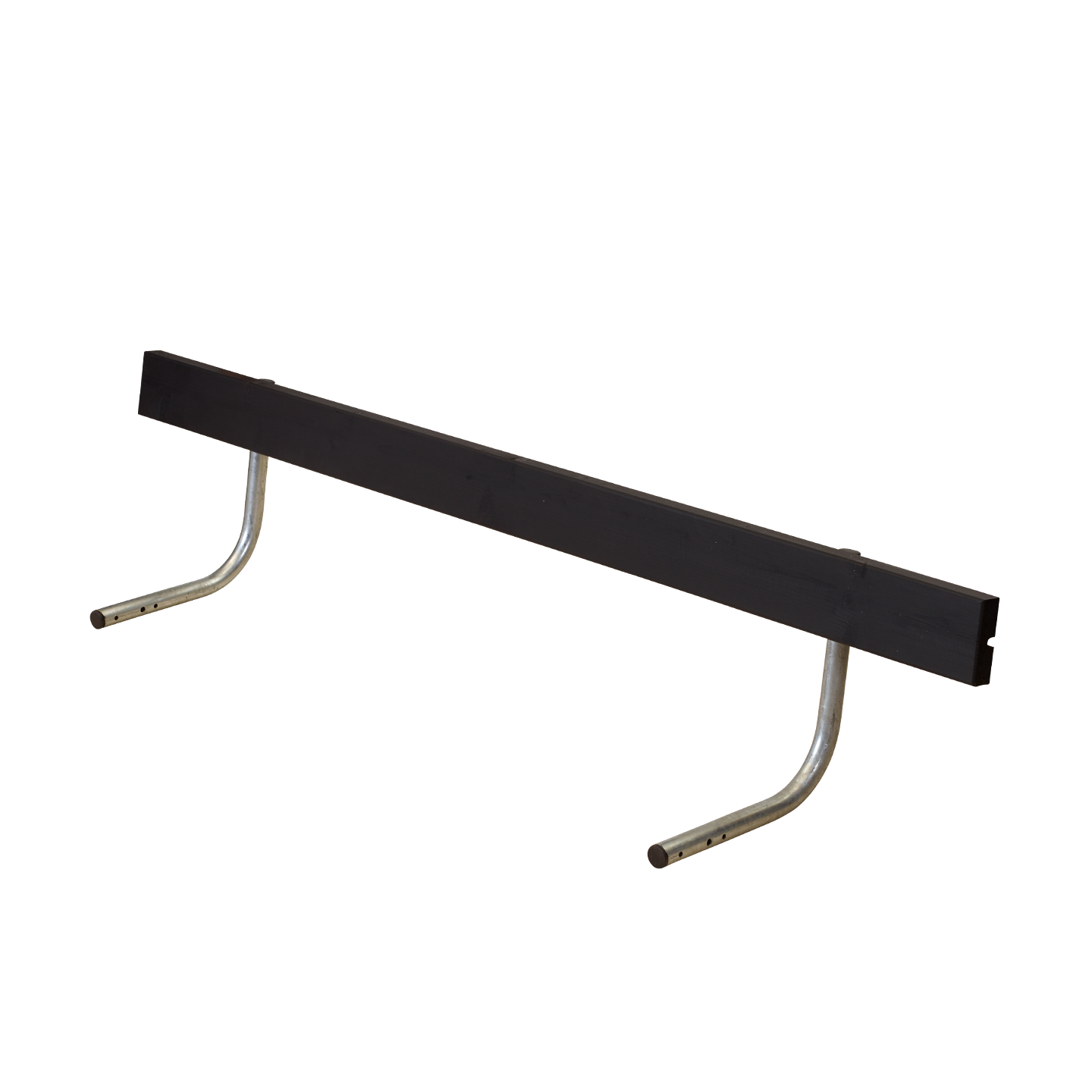 Ryglæn til Classic Bord/Bænkesæt - 177 cm - Sort