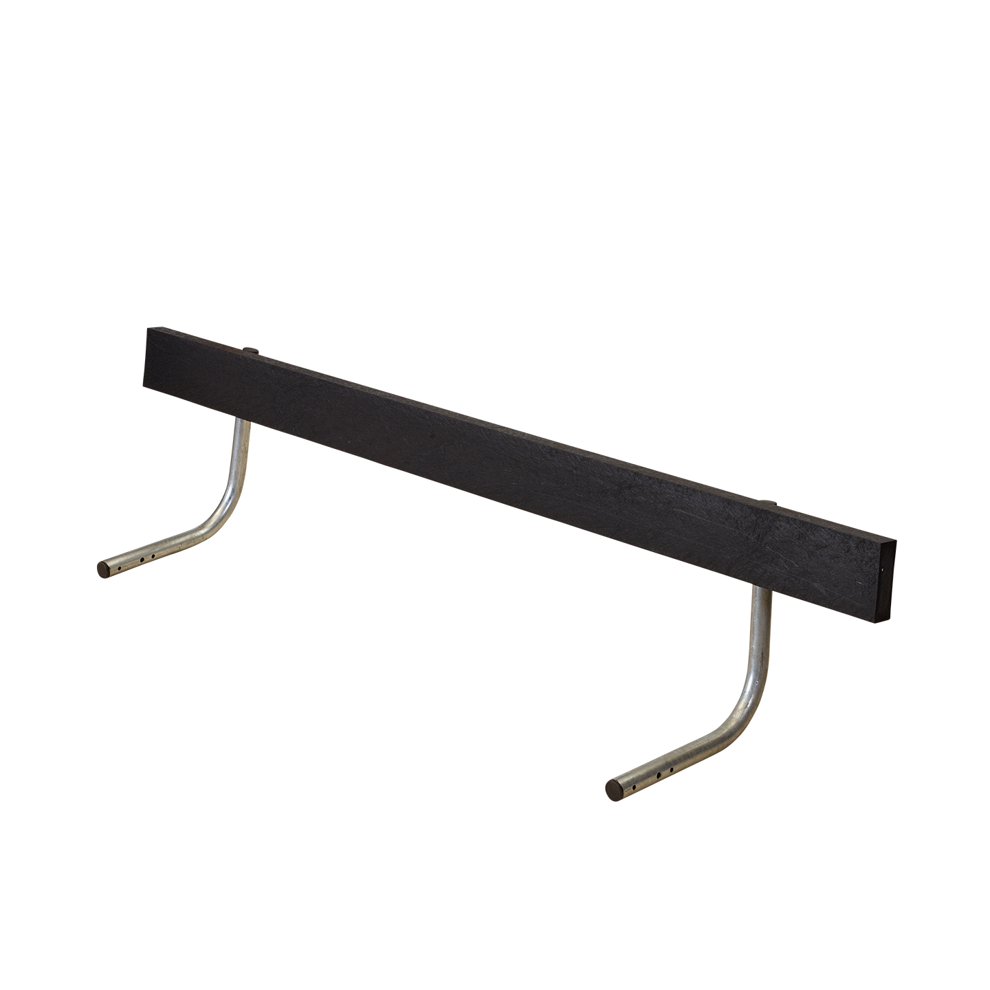 Ryglæn til Classic Bord/Bænkesæt - 177 cm - RePlast - Sort
