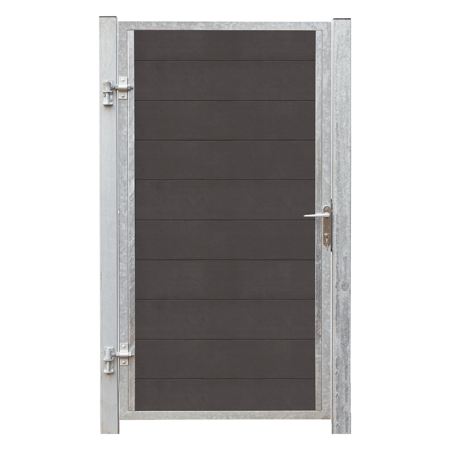 Futura WPC Tor links - 99x180 cm + 16 cm Pfosten