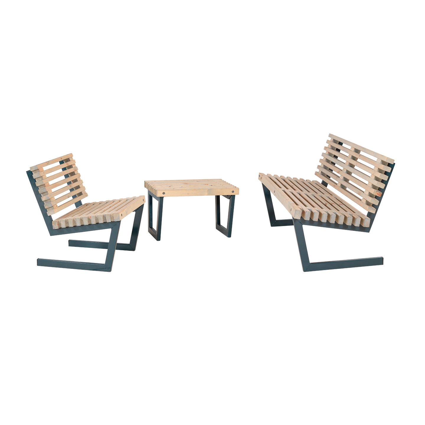 Siesta Loungesæt m/lille bord - 80 cm
