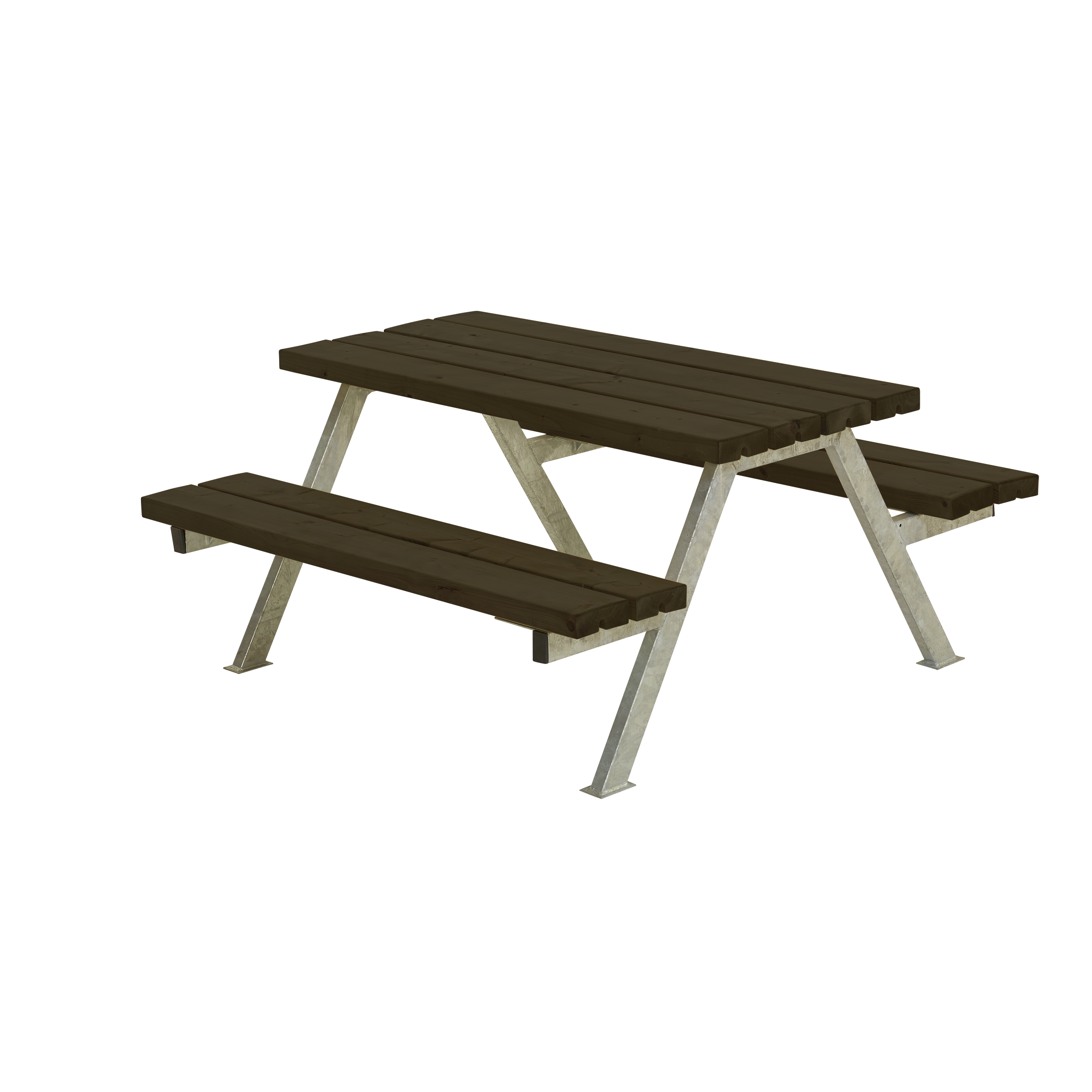 Alpha Junior Bord/Bænkesæt - 118 cm - Sort