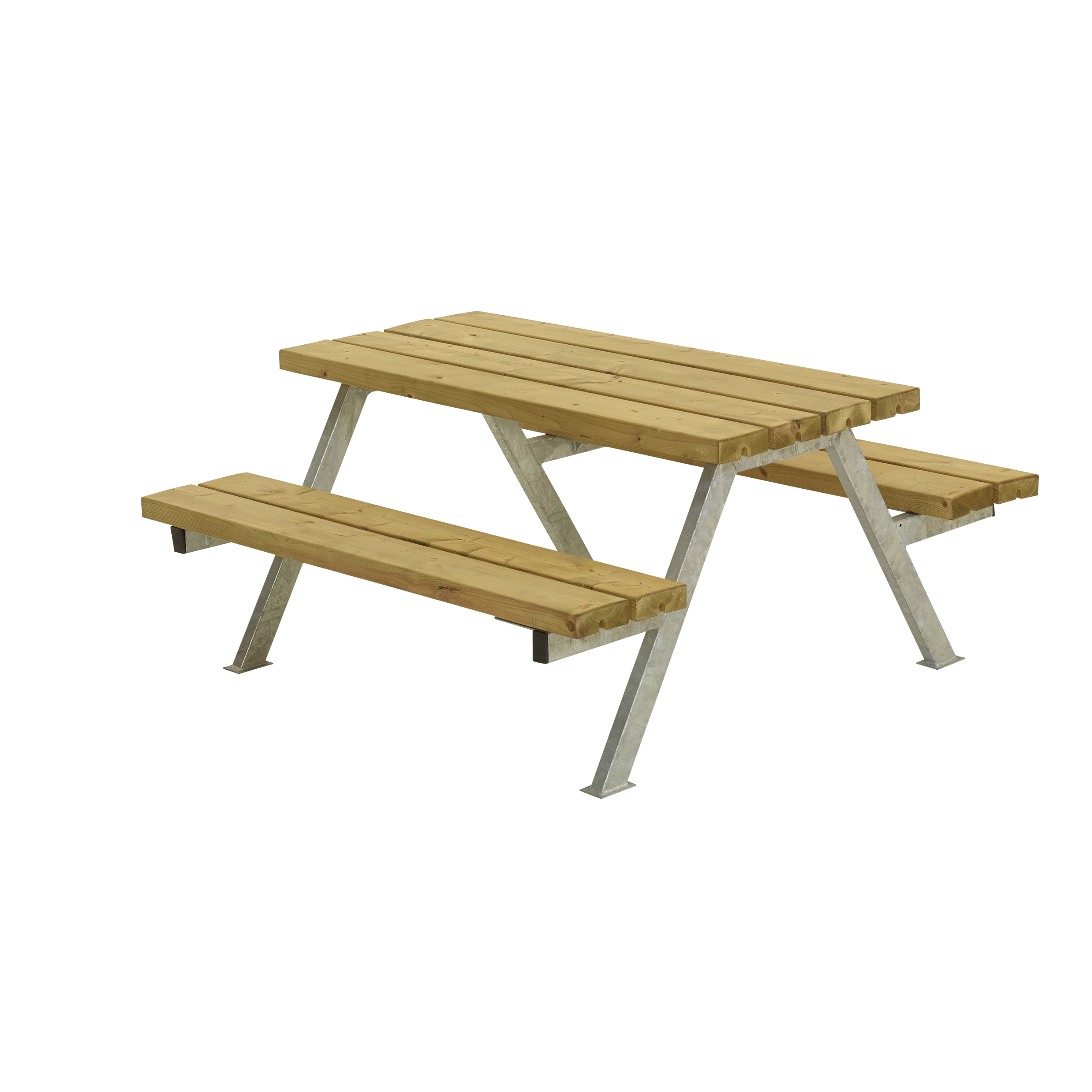 Alpha Junior Bord/Bænkesæt - 118 cm - Lærk