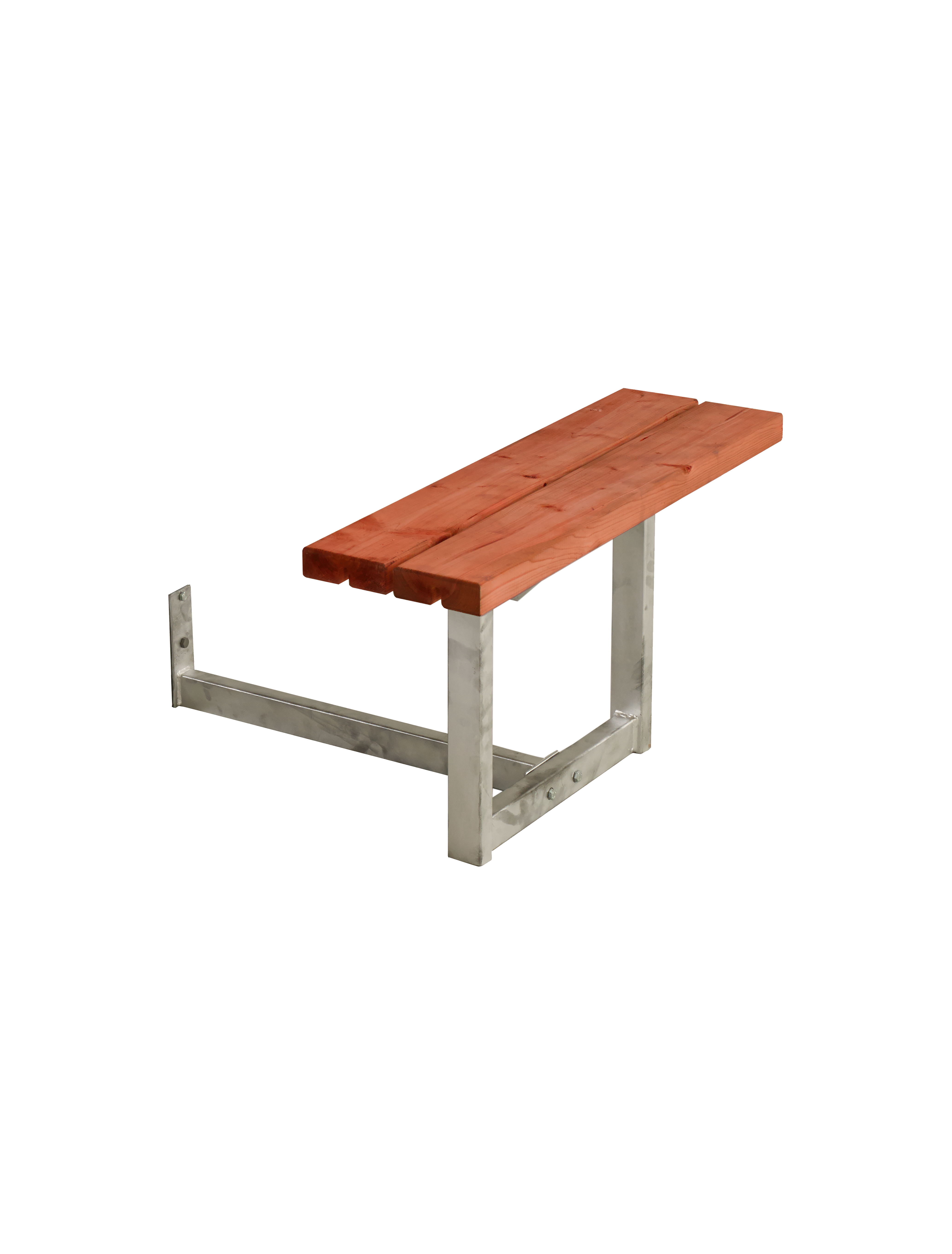 Påbygning til Basic Bord/Bænkesæt - 77 cm - Grundmalet Teak