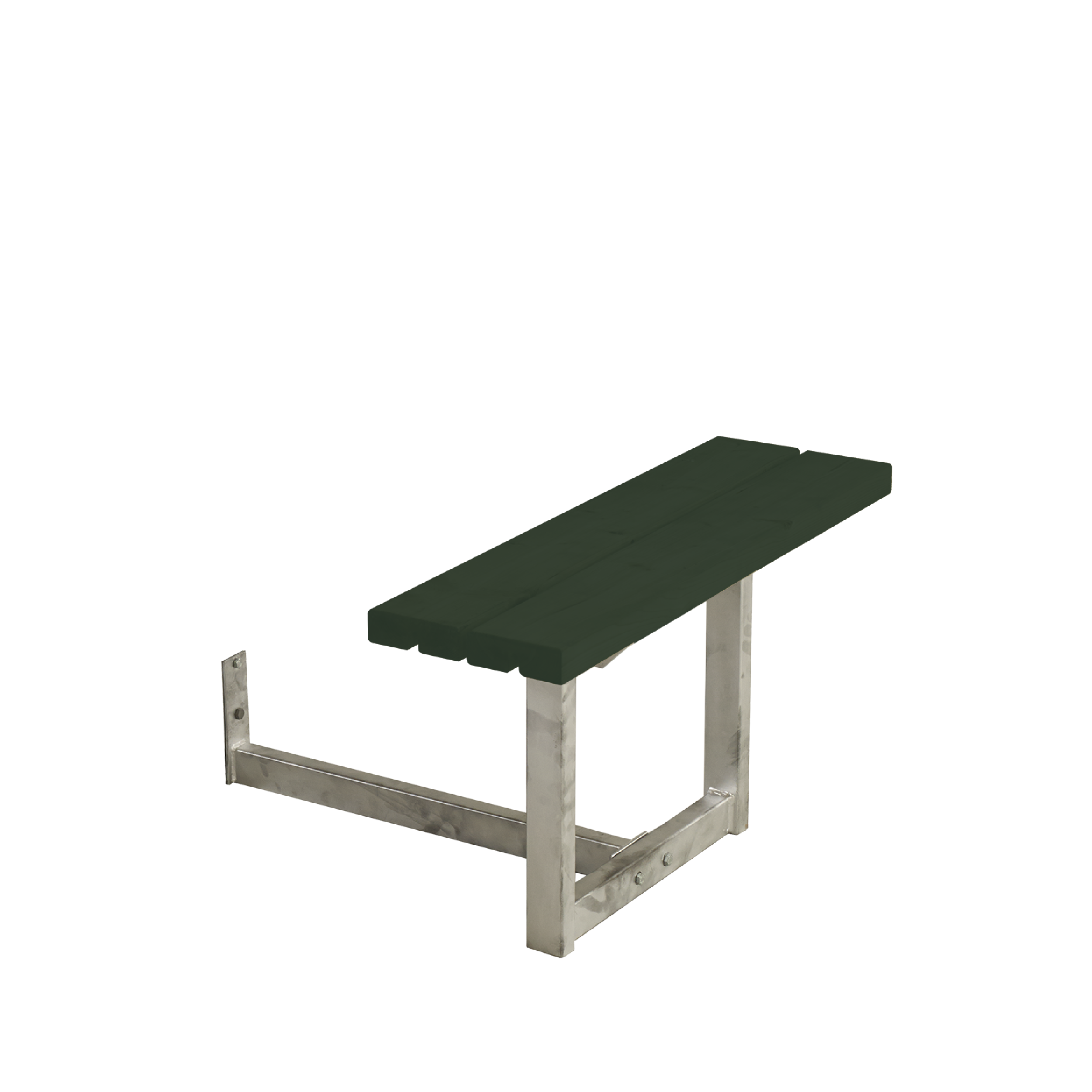 Påbygning til Basic Bord/Bænkesæt - 77 cm - Grøn