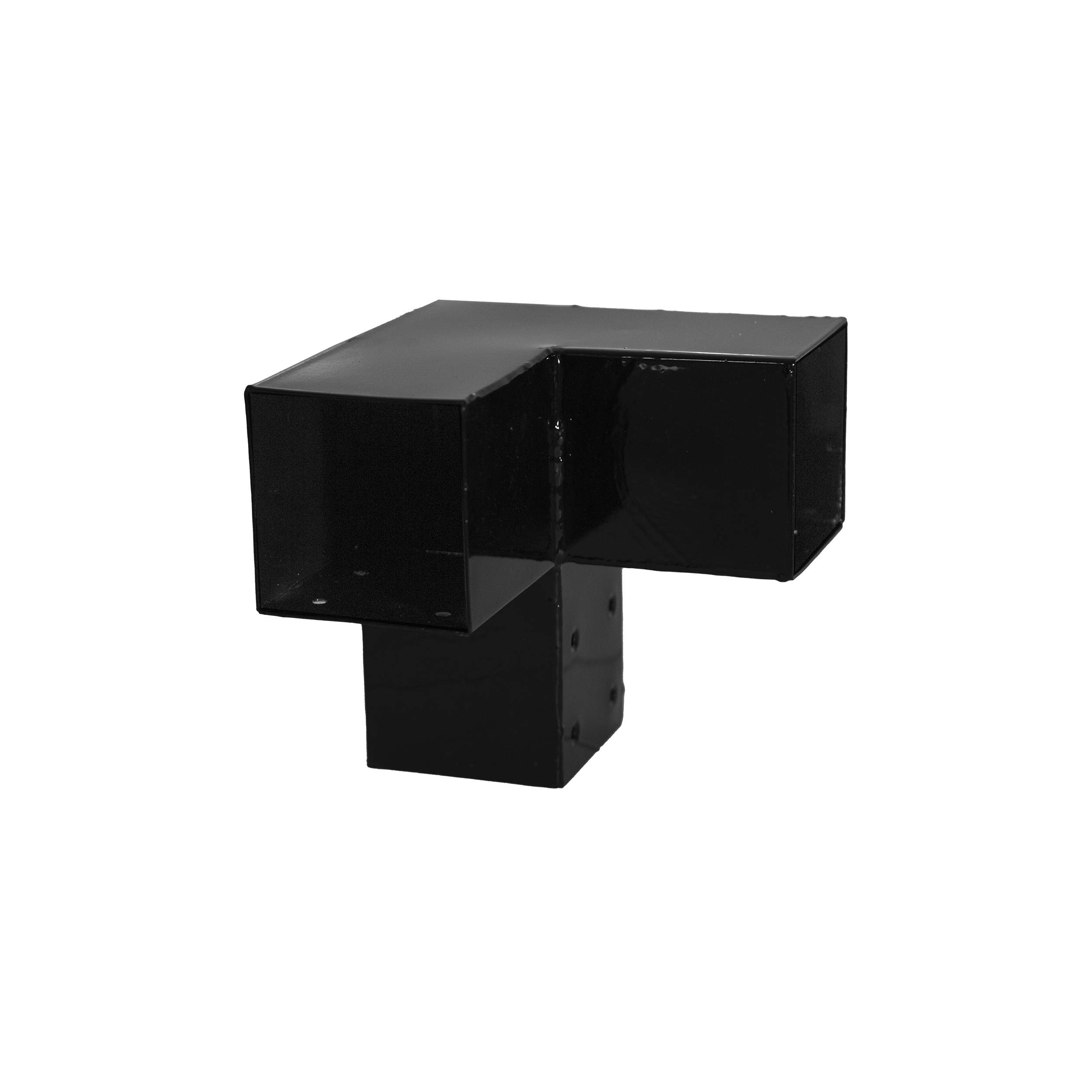 Cubic Hjørnebeslag dobbelt - til 9×9 cm stolper