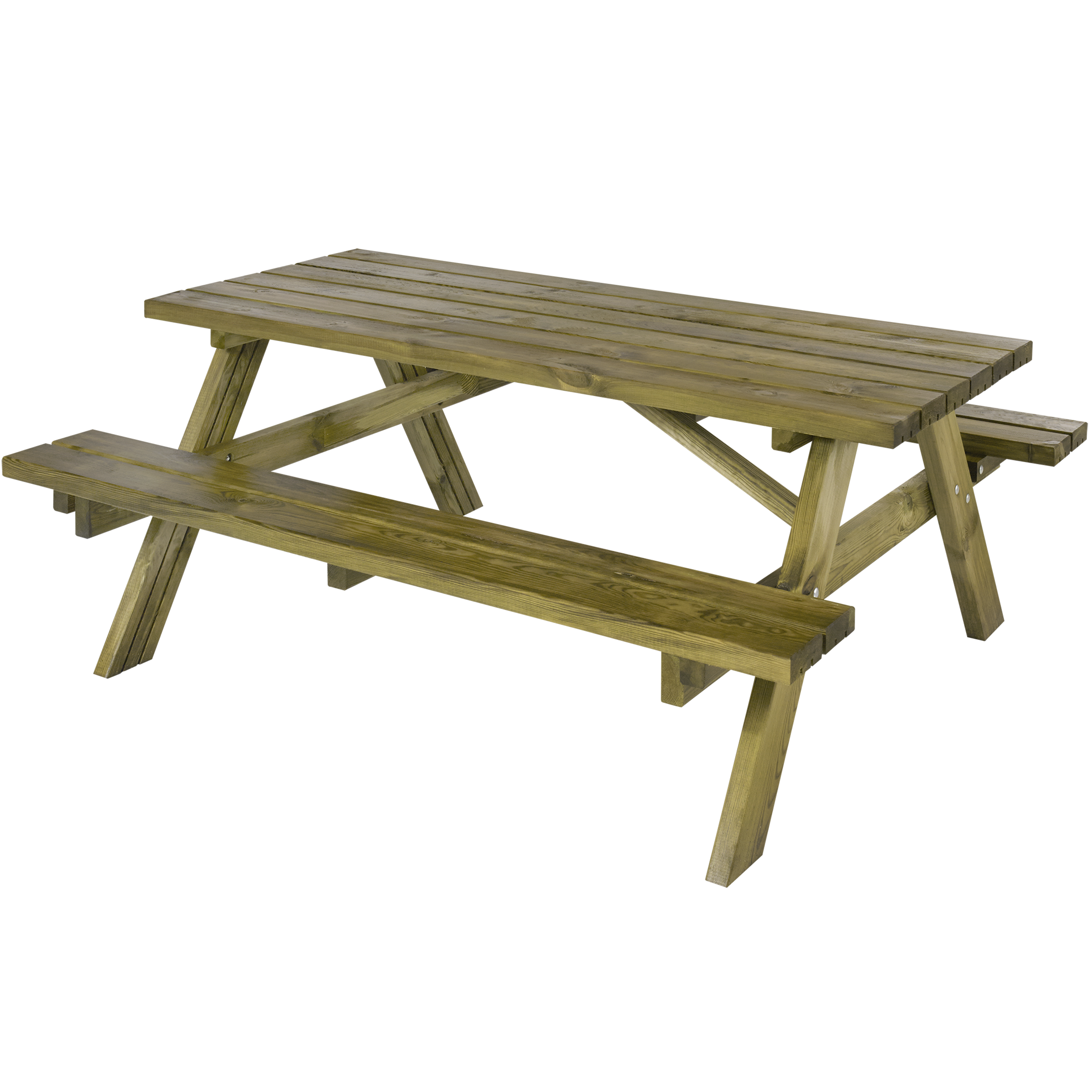 Kampagnemodel Bord/Bænkesæt - 177 cm