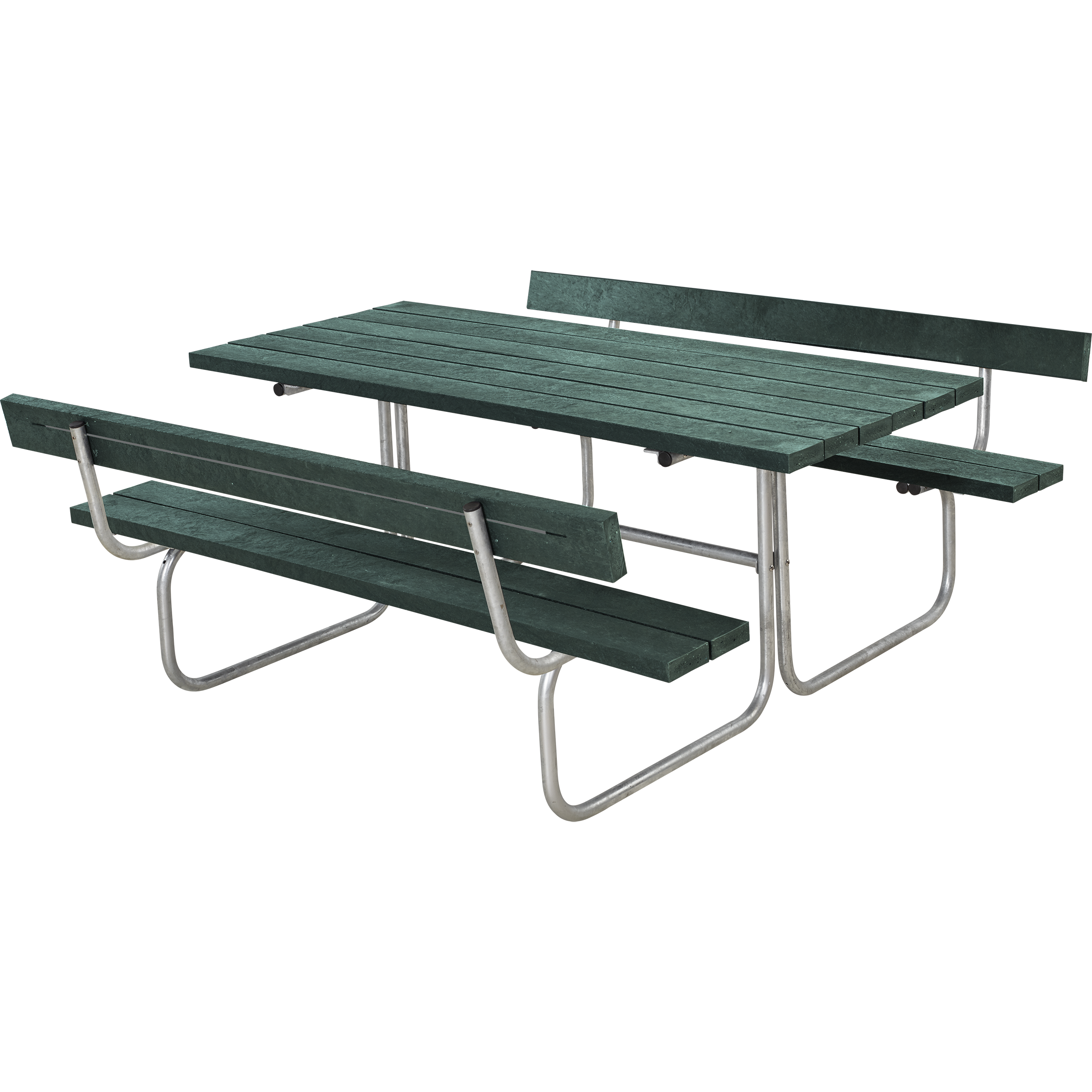 Classic Bord/Bænkesæt m/2 ryglæn - 177 cm - ReTex - Grøn