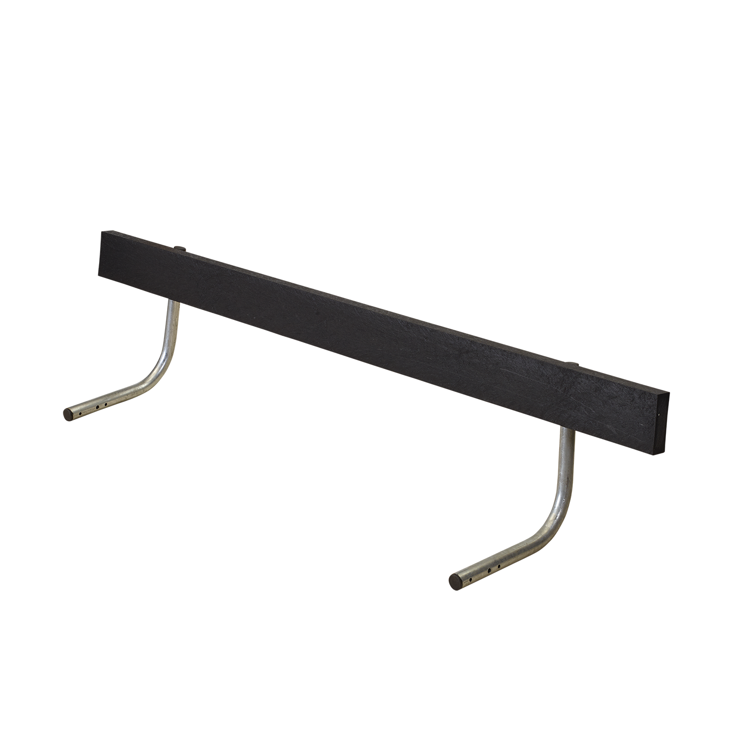 Ryglæn til Classic Bord/Bænkesæt - 177 cm - ReTex - Sort