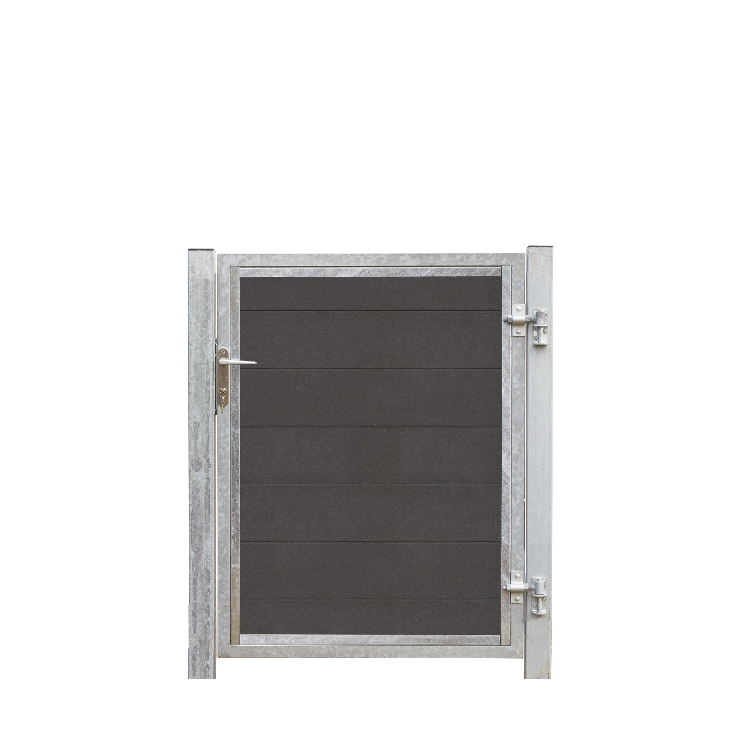 Futura WPC Tor rechts - 99×127 cm + 16 cm Pfosten
