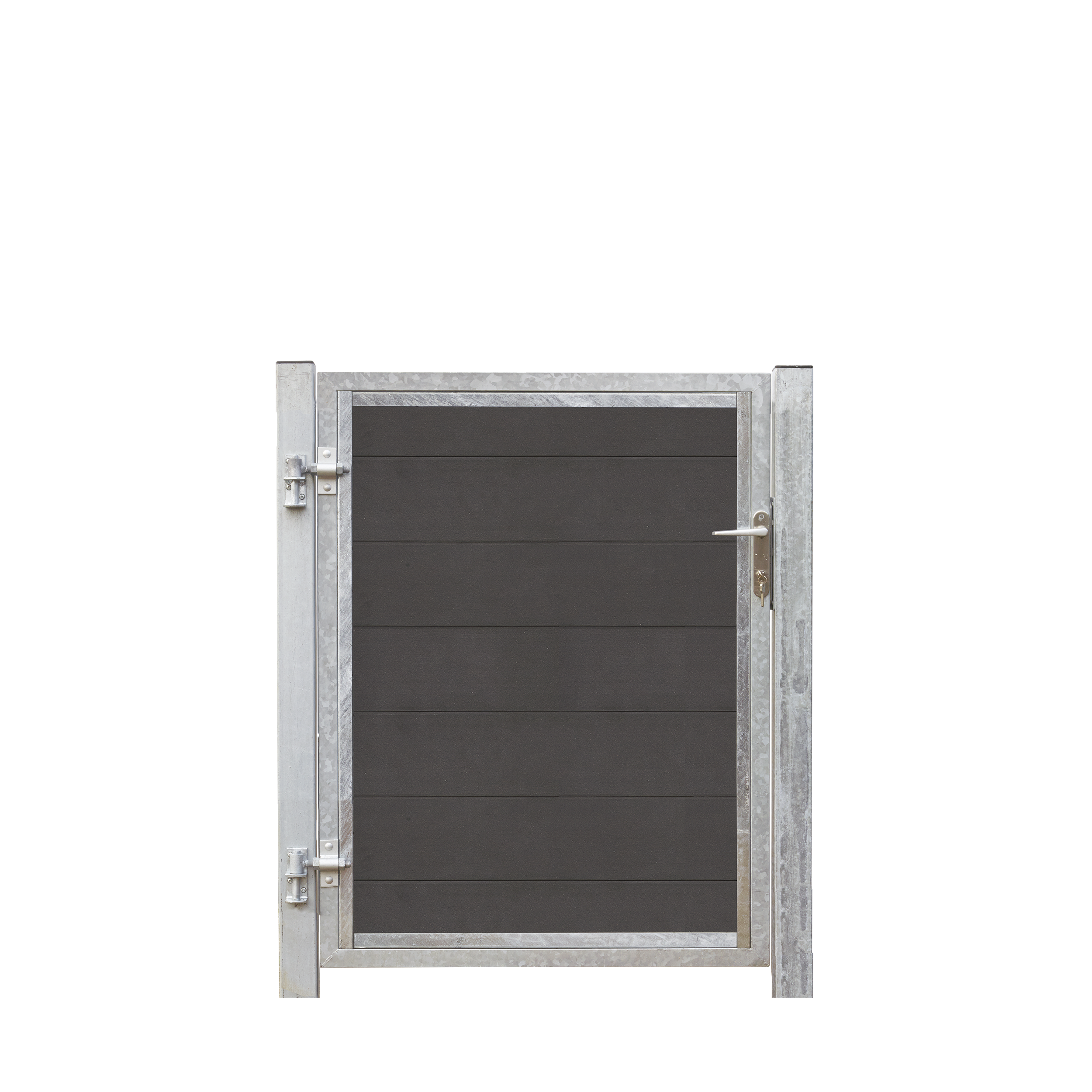 Futura WPC Tor links - 99x127 cm + 16 cm Pfosten 
