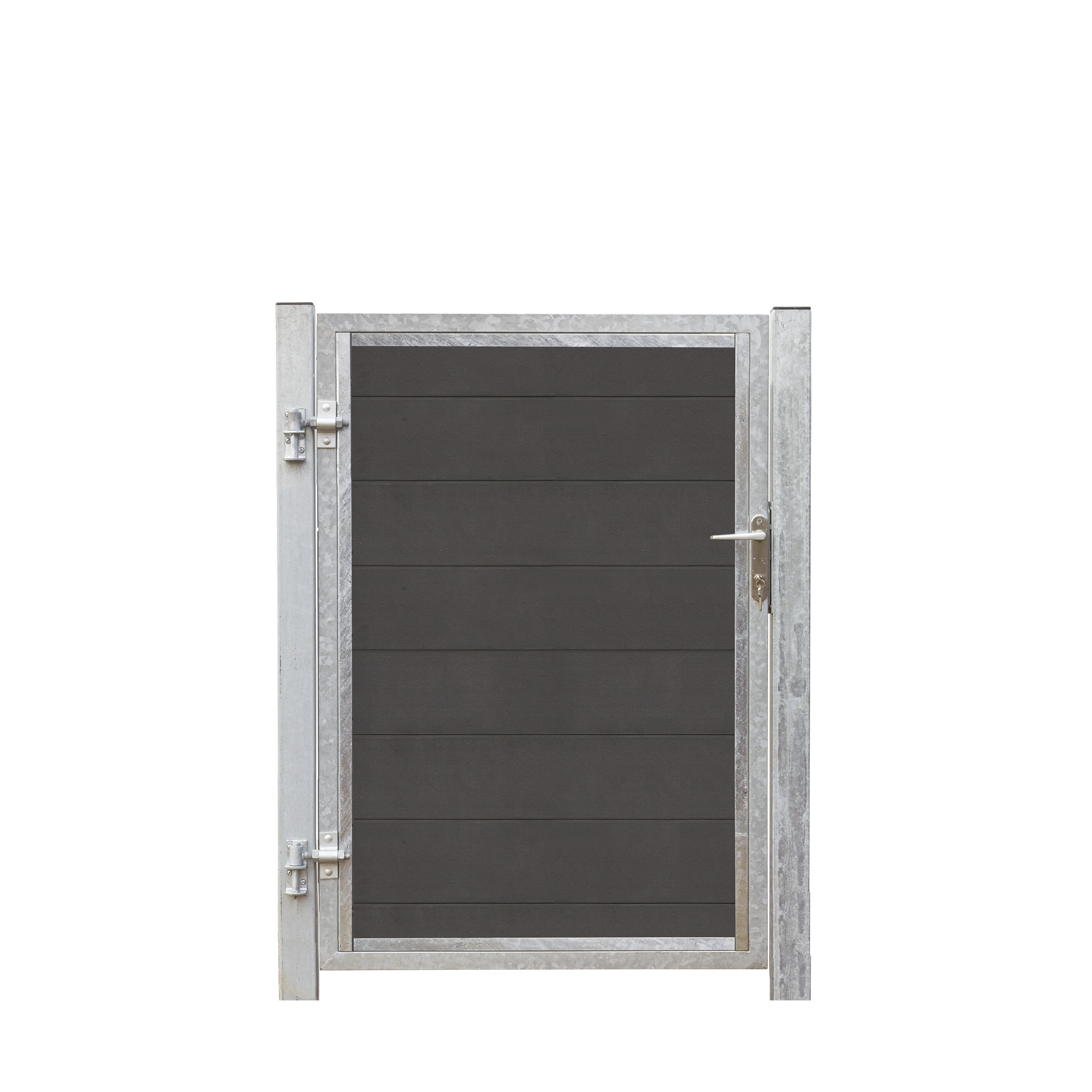 Futura WPC Tor links - 99x145 cm + 16 cm Pfosten
