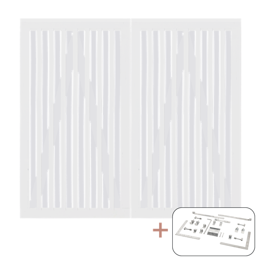 Nagano Dobbeltlåge inkl. beslag - 200×180 cm