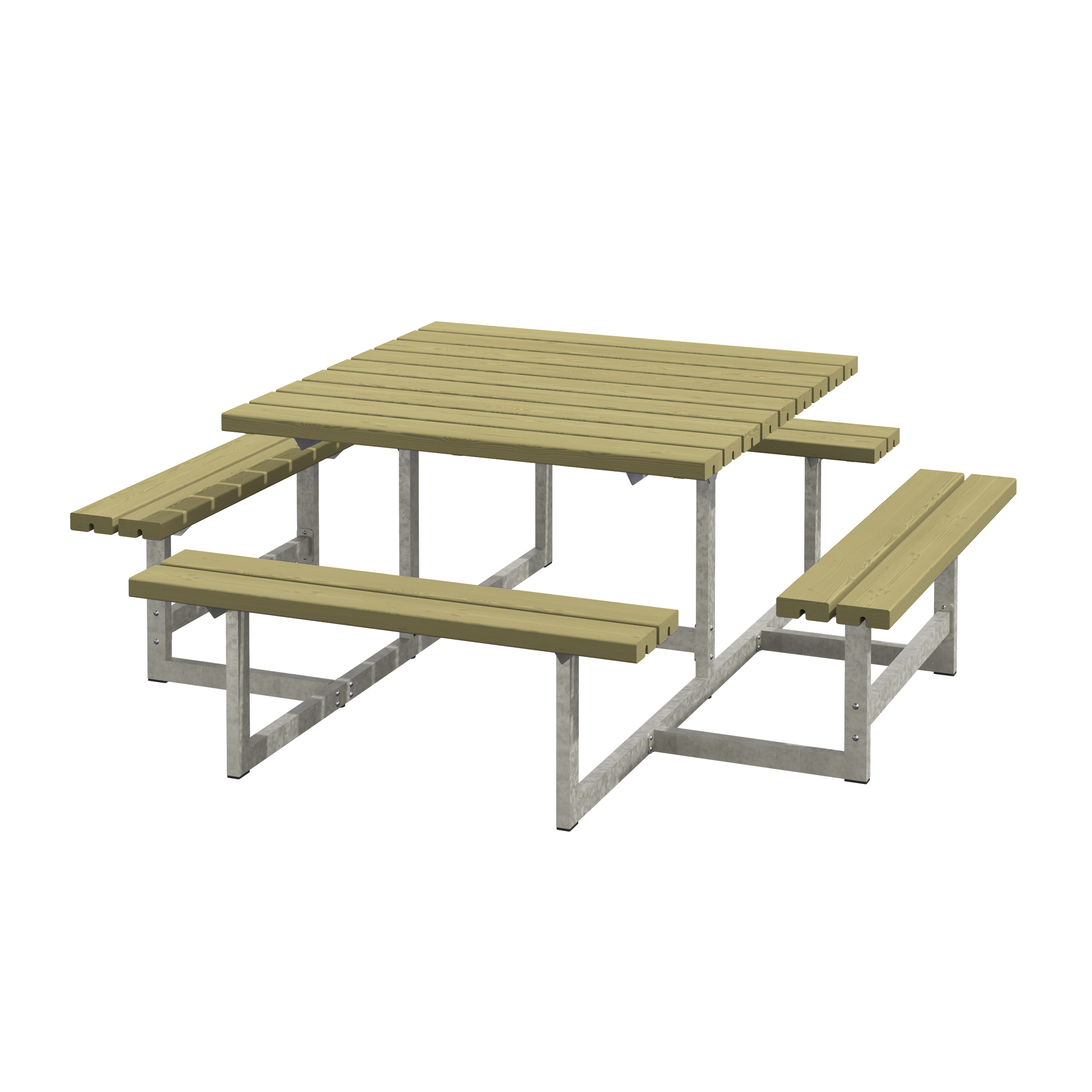 Picnic Bord/Bænkesæt - 200 cm - Trykimprægneret