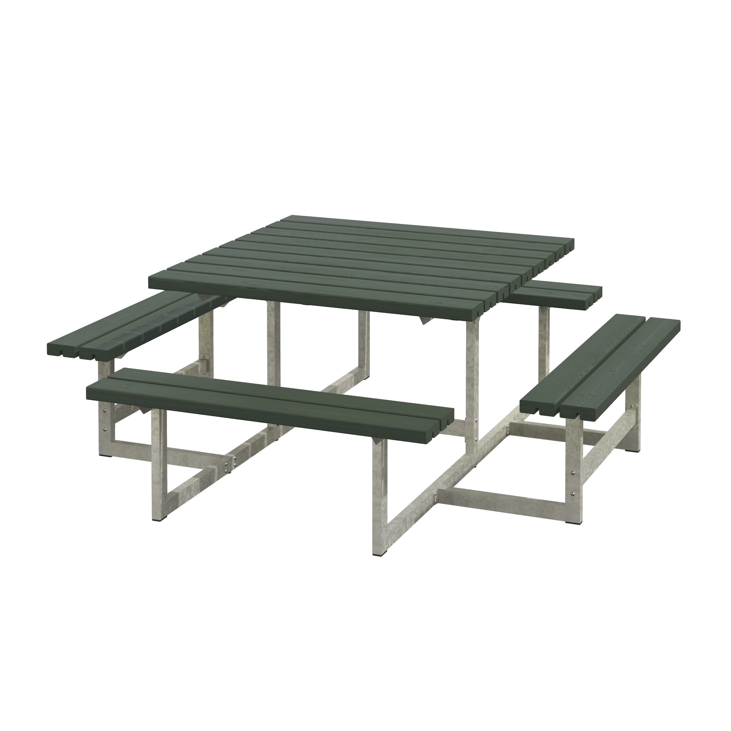 Picnic Bord/Bænkesæt - 200 cm - Grøn