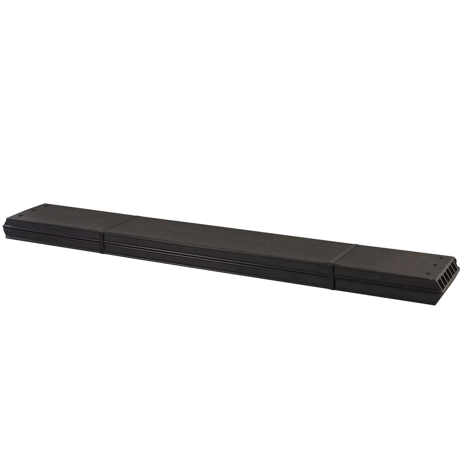 PIPE planker 120 cm - Komposit skifergrå (2 stk.)