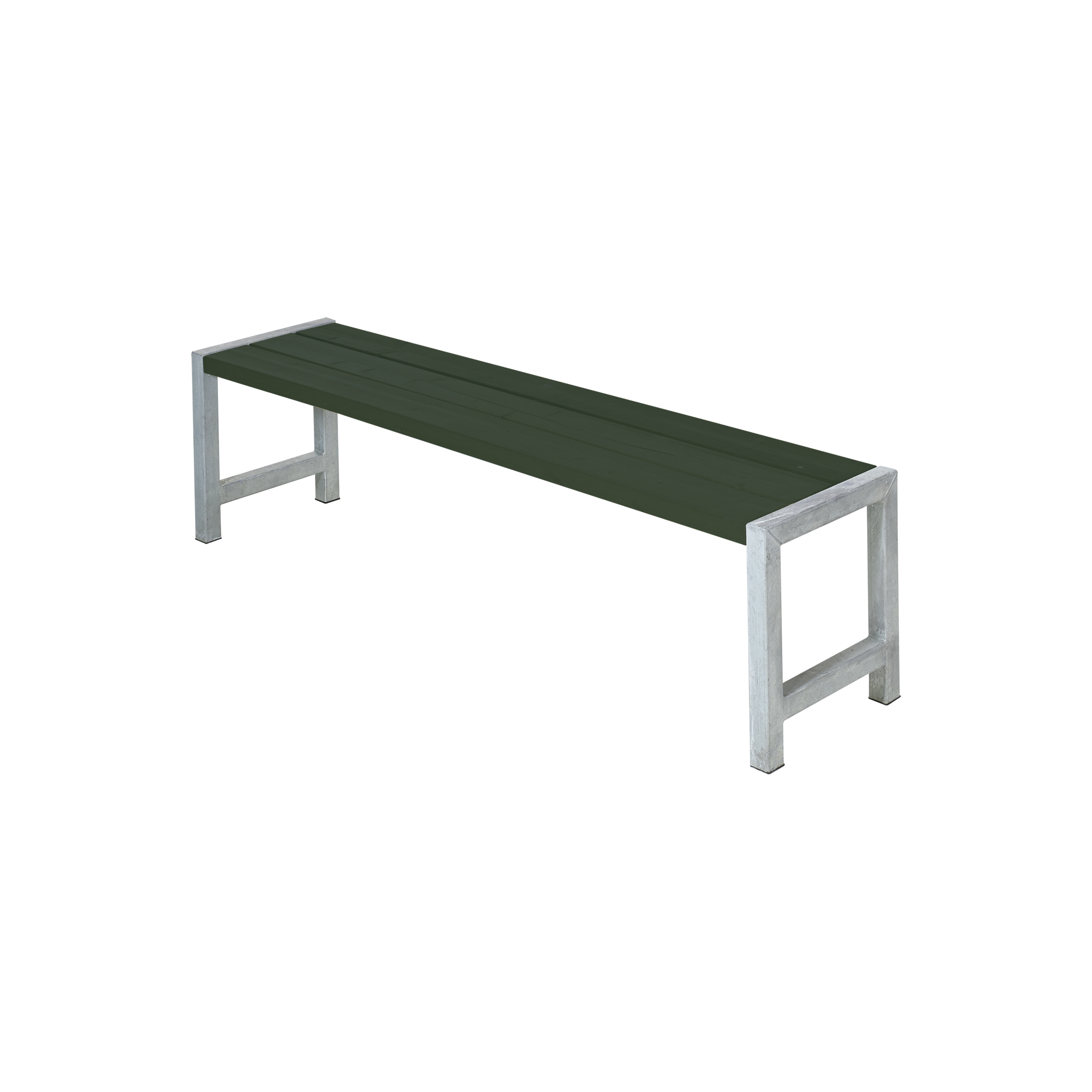 Plankebænk - 176 cm - Grøn