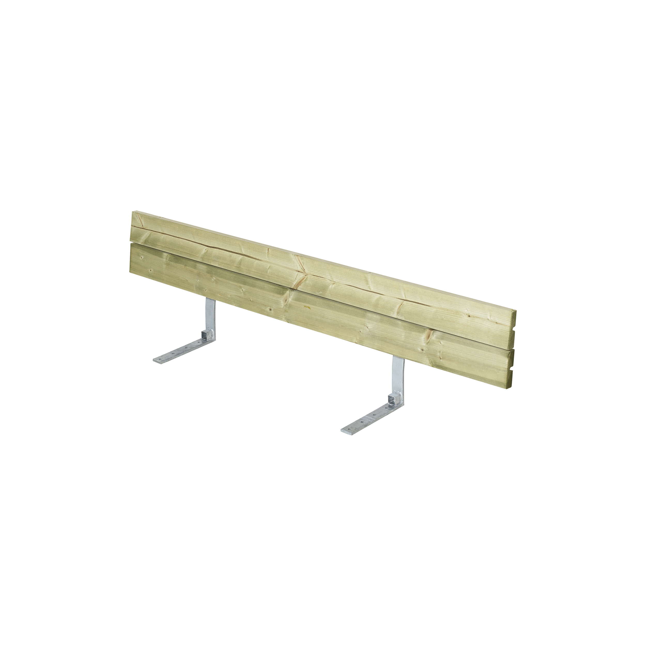 Ryglæn til Plankebænk - 166 cm - Trykimprægneret