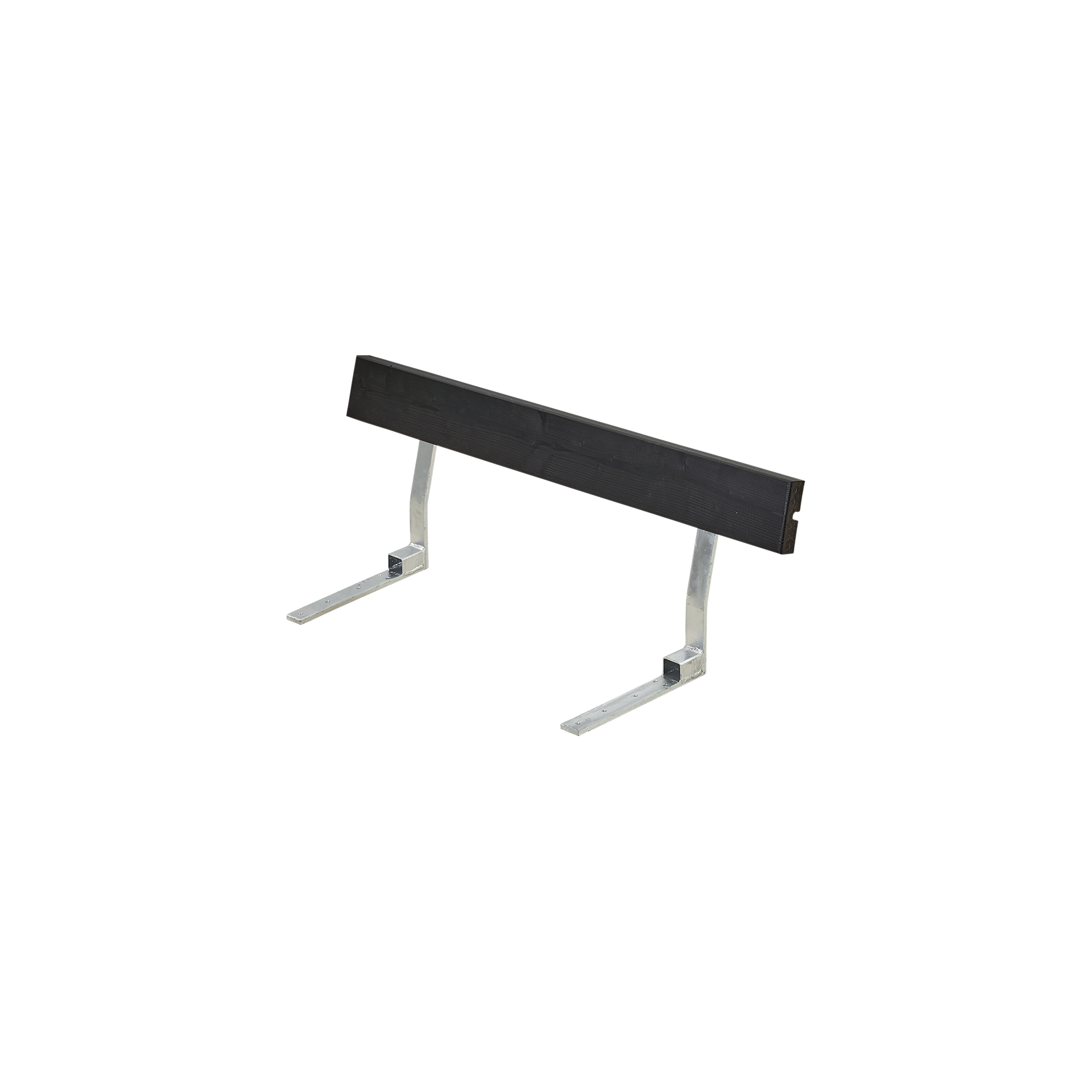 Ryglæn til Bord/Bænkesæt og Cafésæt - 118 cm - Sort