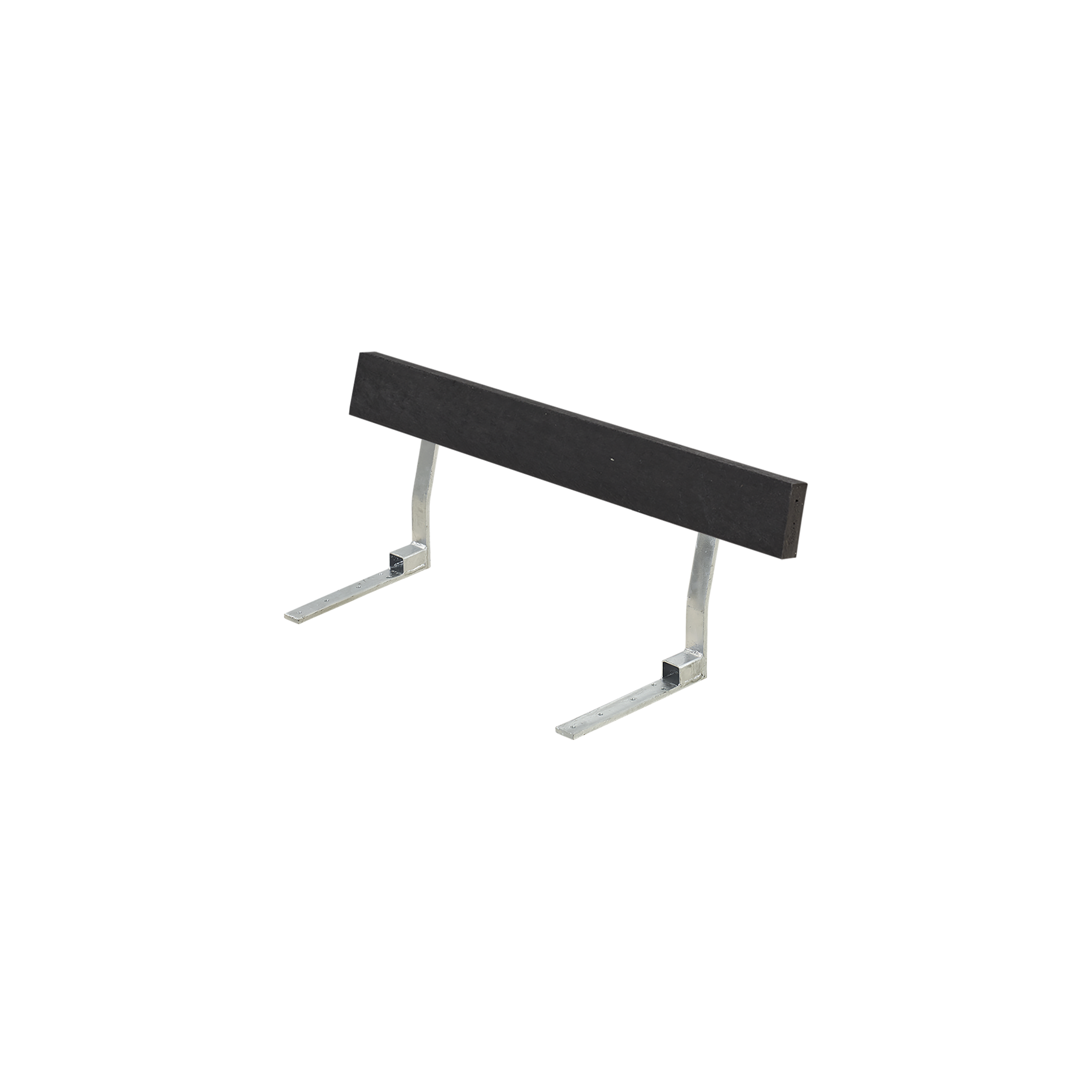Ryglæn til Bord/Bænksæt - 118 cm - ReTex - Sort