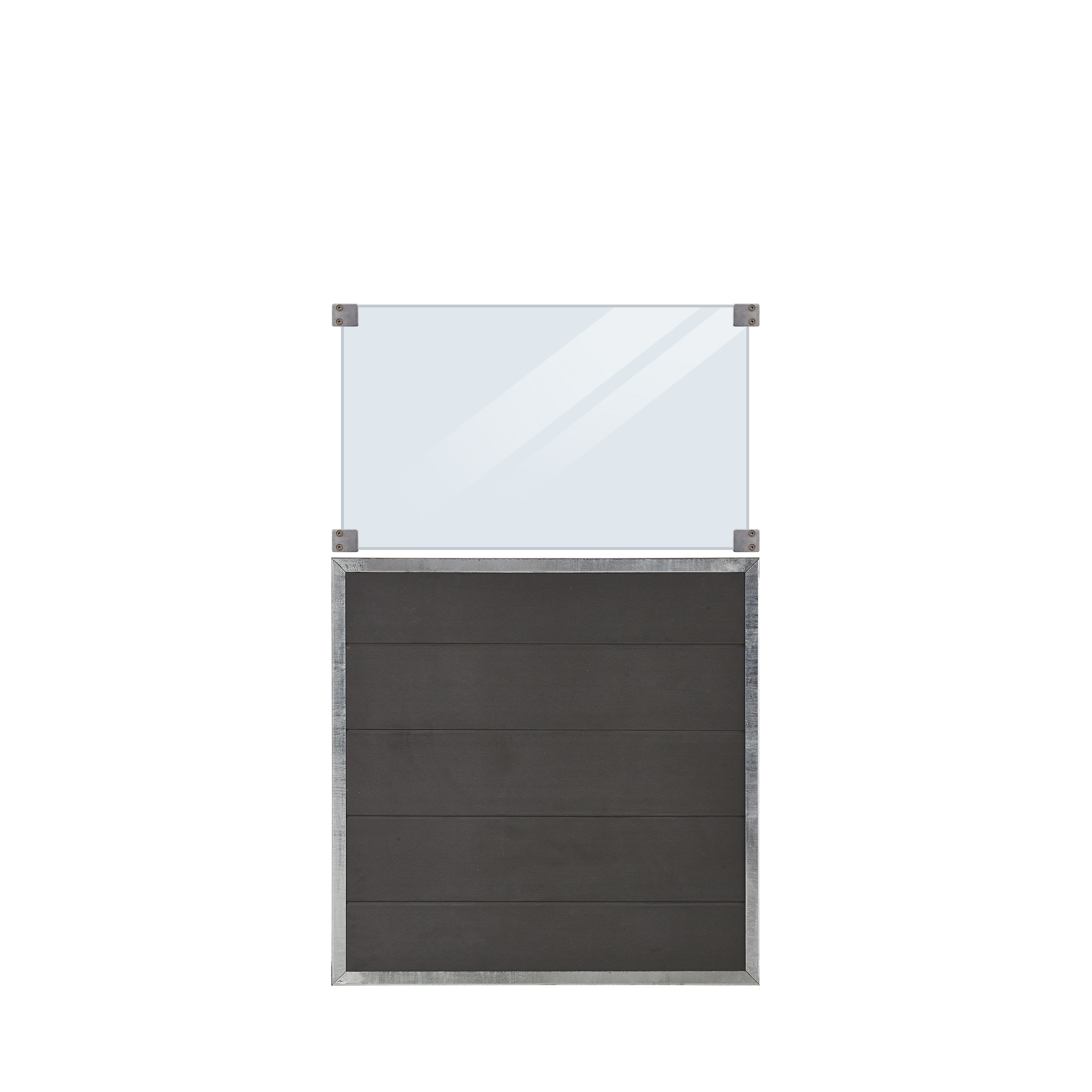 Futura Komposithegn m/klart glas - 90×145 cm