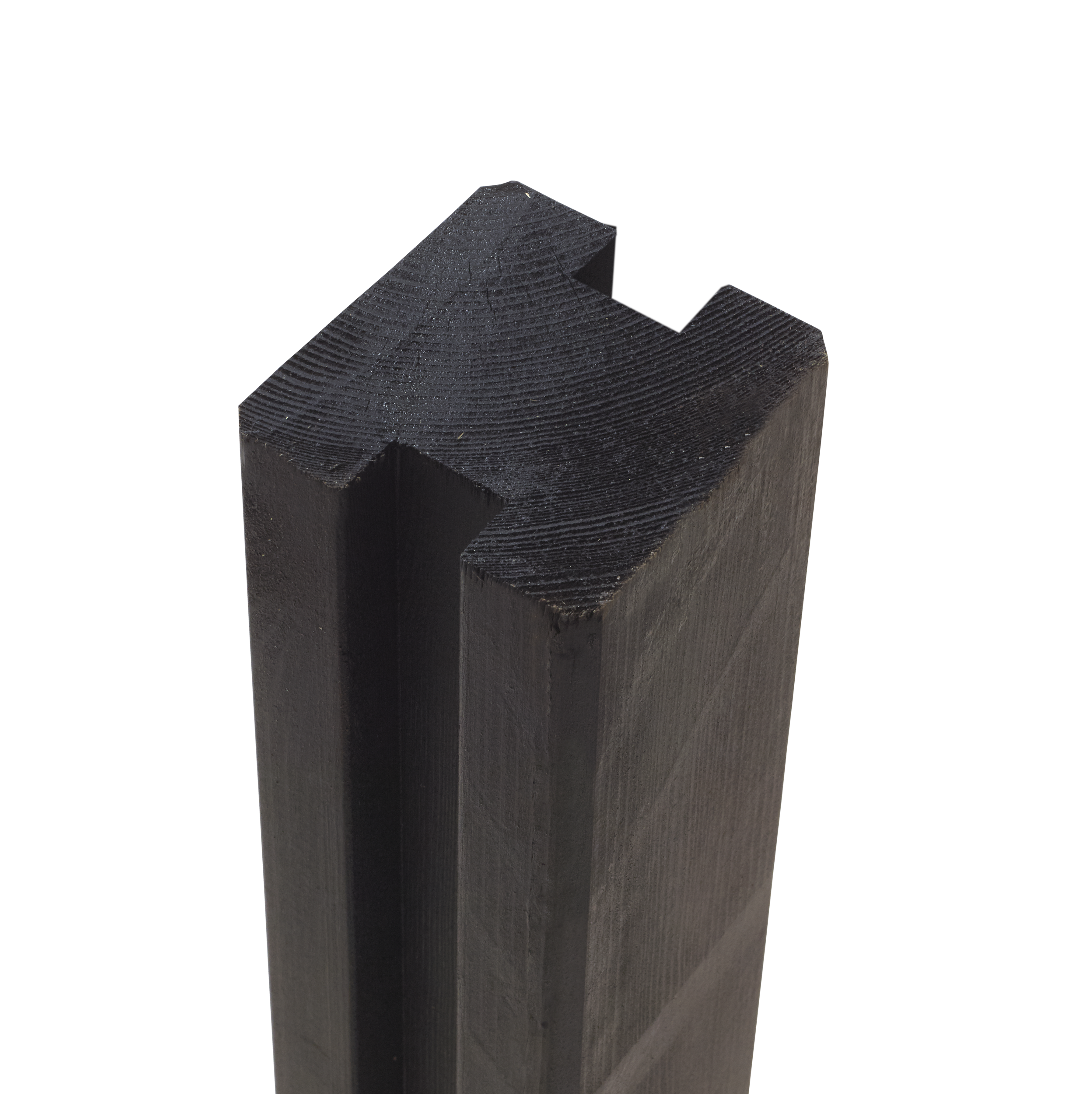 Krydsskåret Profilstolpe m/2 spor - 9×9×268 cm