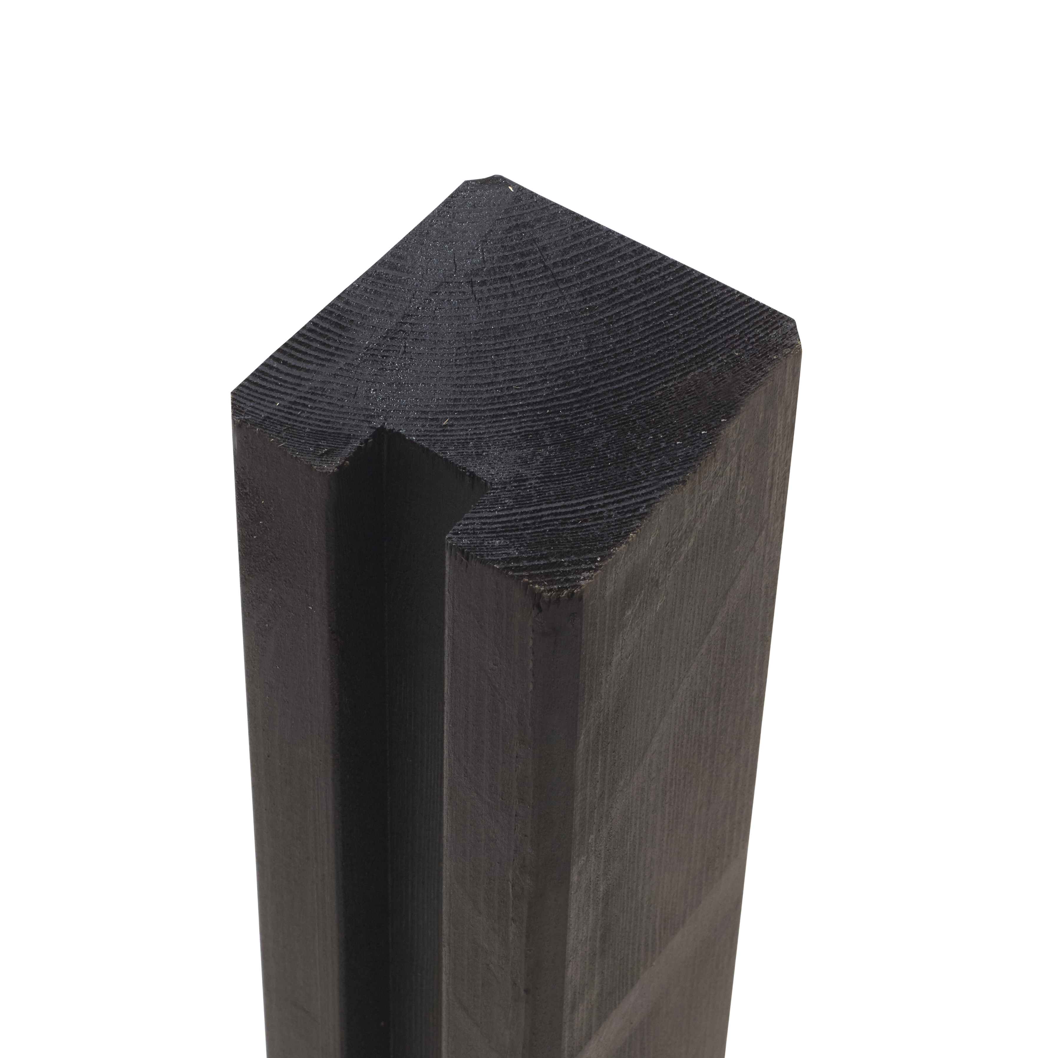 Krydsskåret Profilstolpe m/1 spor - 9×9×268 cm