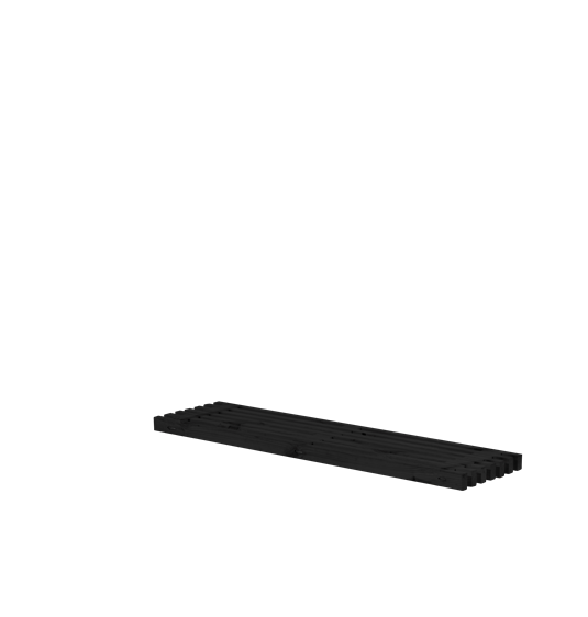 Løs Tralle - 138×36 cm - Sort