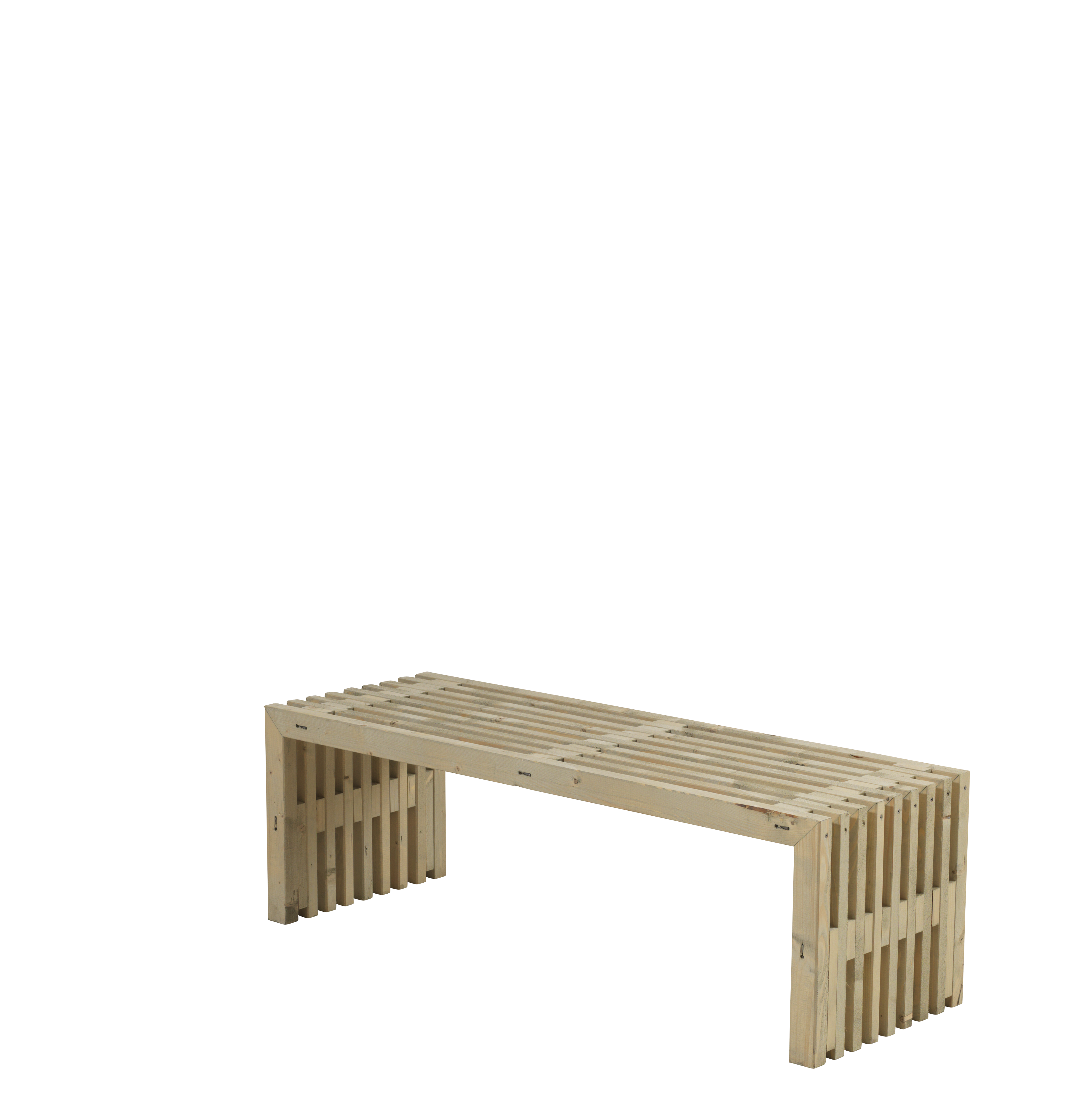 Rustik Trallebænk Design - 138×49 cm - Drivtømmerfarve