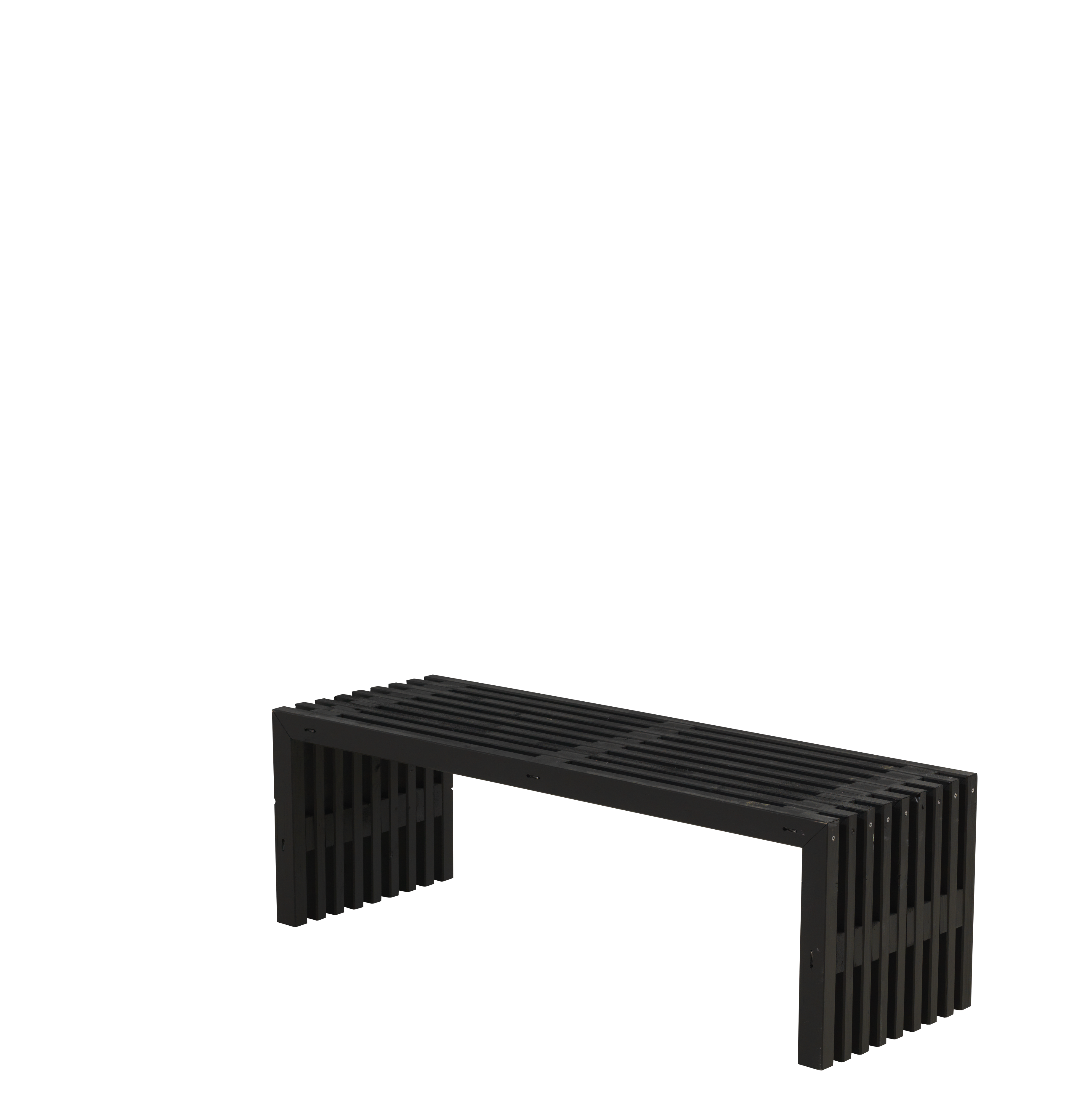 Rustik Trallebænk Design - 138×49 cm - Sort