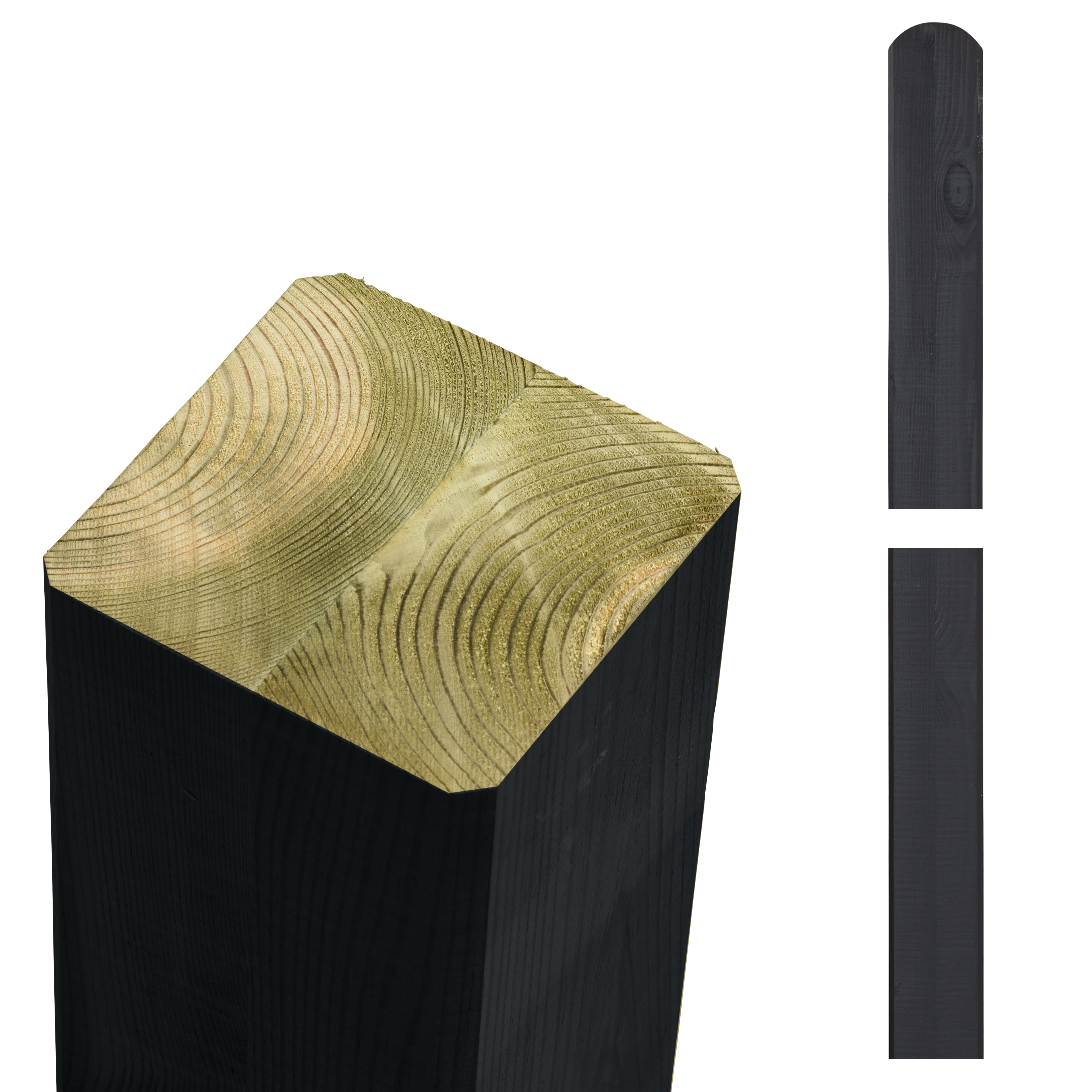 Omlimet stolpe - 9×9×128 cm