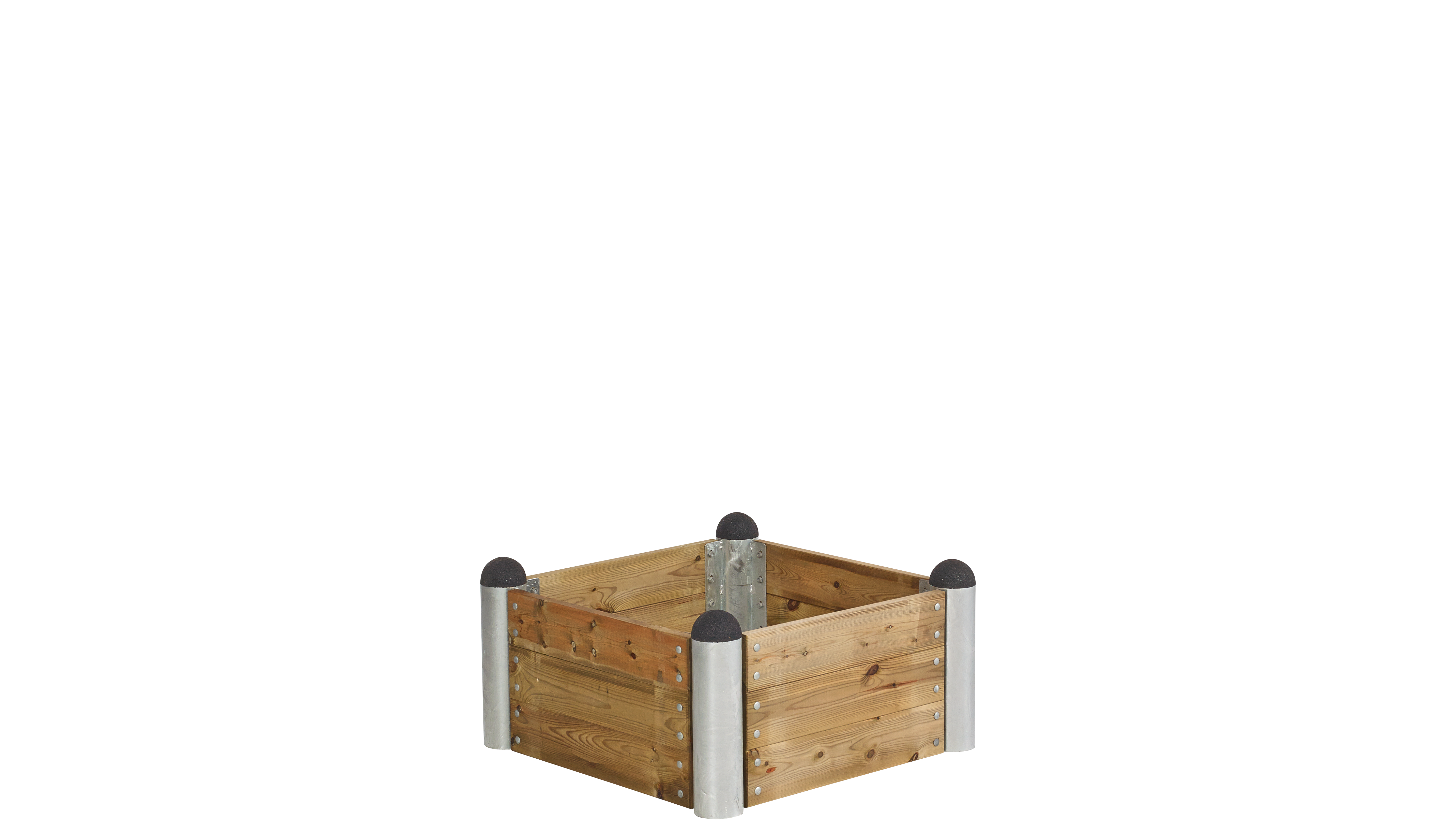 PIPE Højbed - 80×80 cm - Lærk