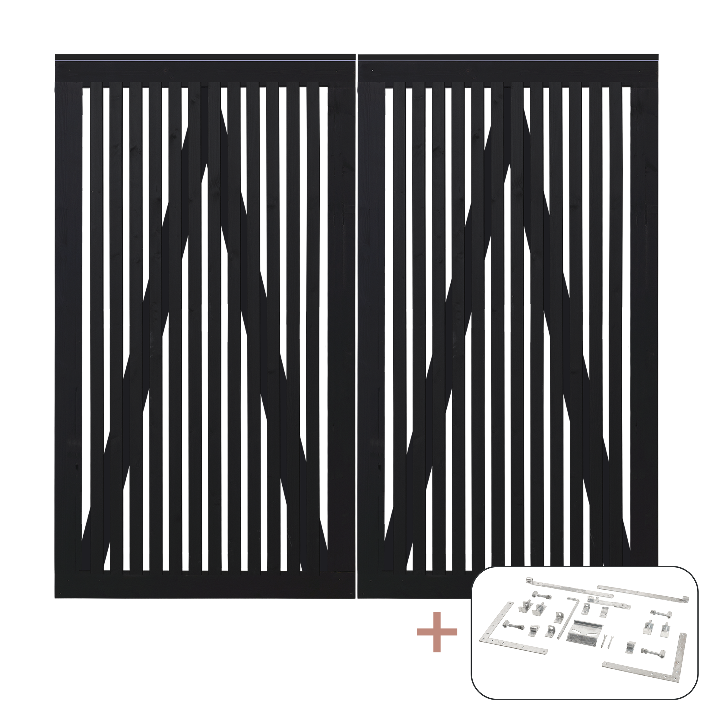 Sendai Dobbeltlåge inkl. beslag - 200×180 cm