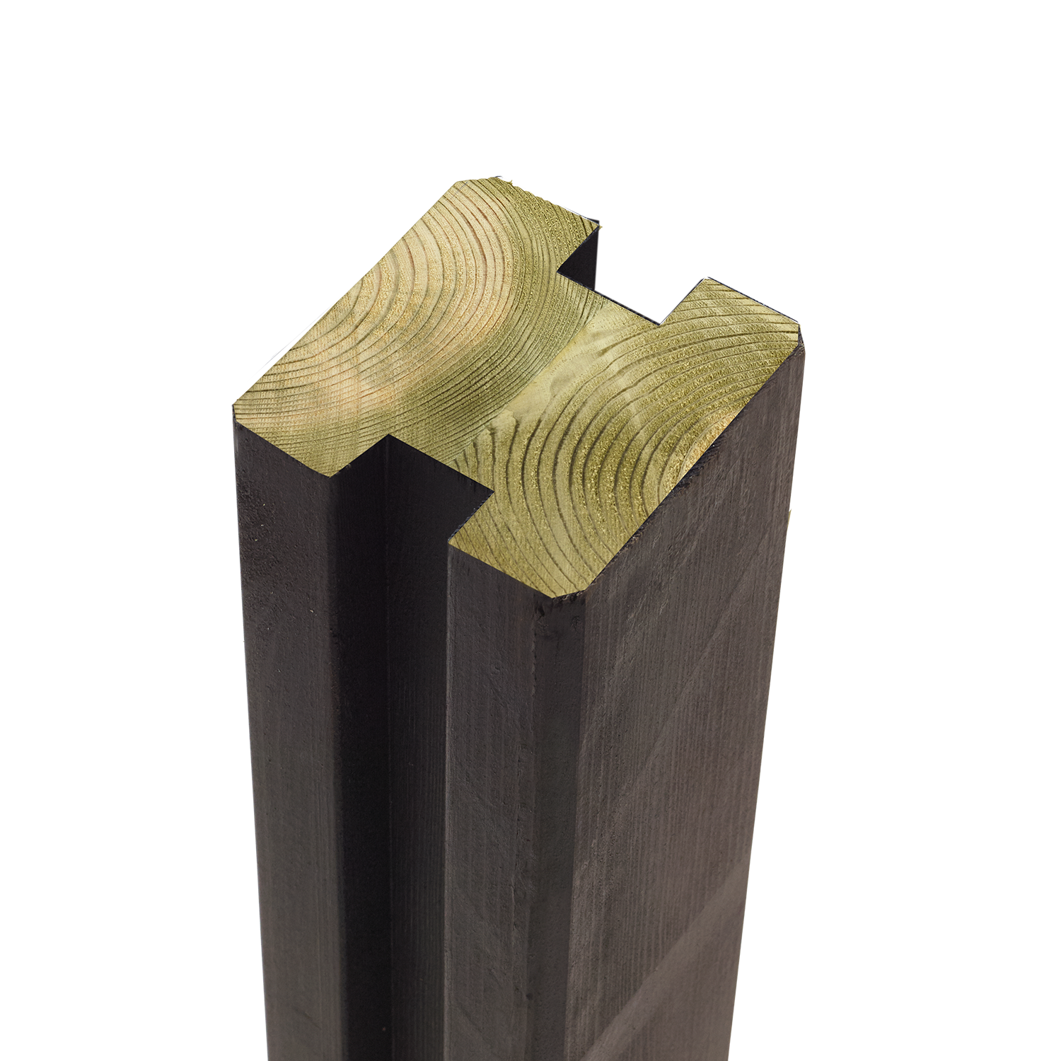 Omlimet Profilstolpe m/2 spor 9×9×188 cm