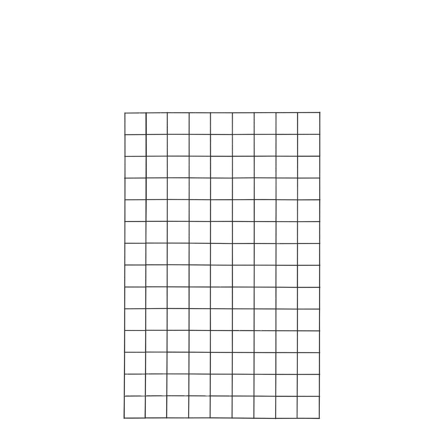 Stålespalier - 90×140 cm, m/kant