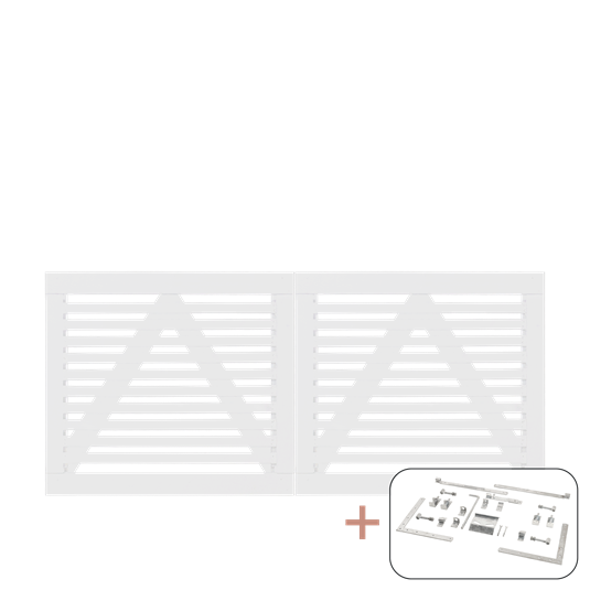 Tokyo Dobbeltlåge inkl. beslag - 200×90 cm