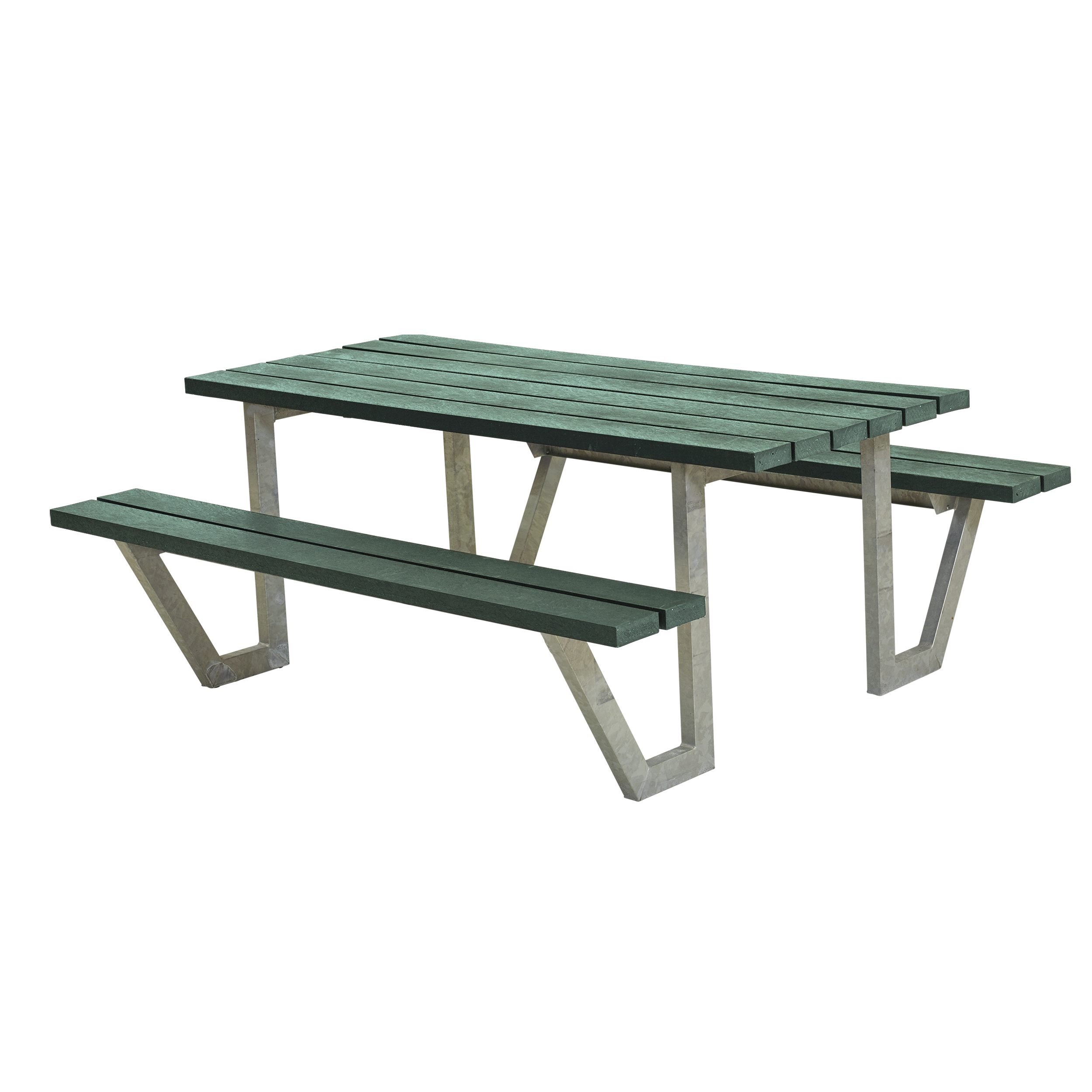 Wega Bord/Bænkesæt - 177 cm - ReTex - Grøn