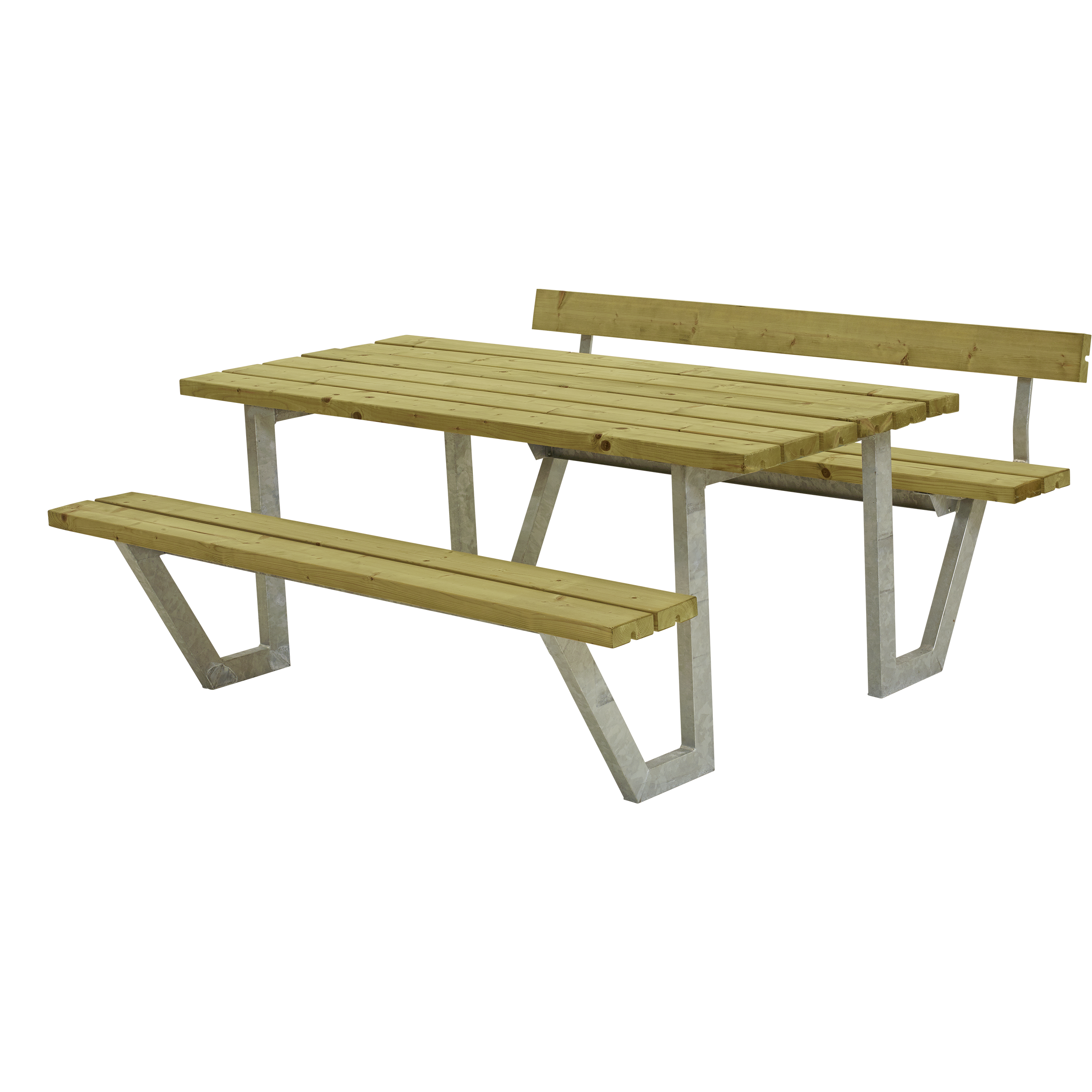 Wega Bord/Bænkesæt - 177 cm - Genbrugsplast - 187710-25