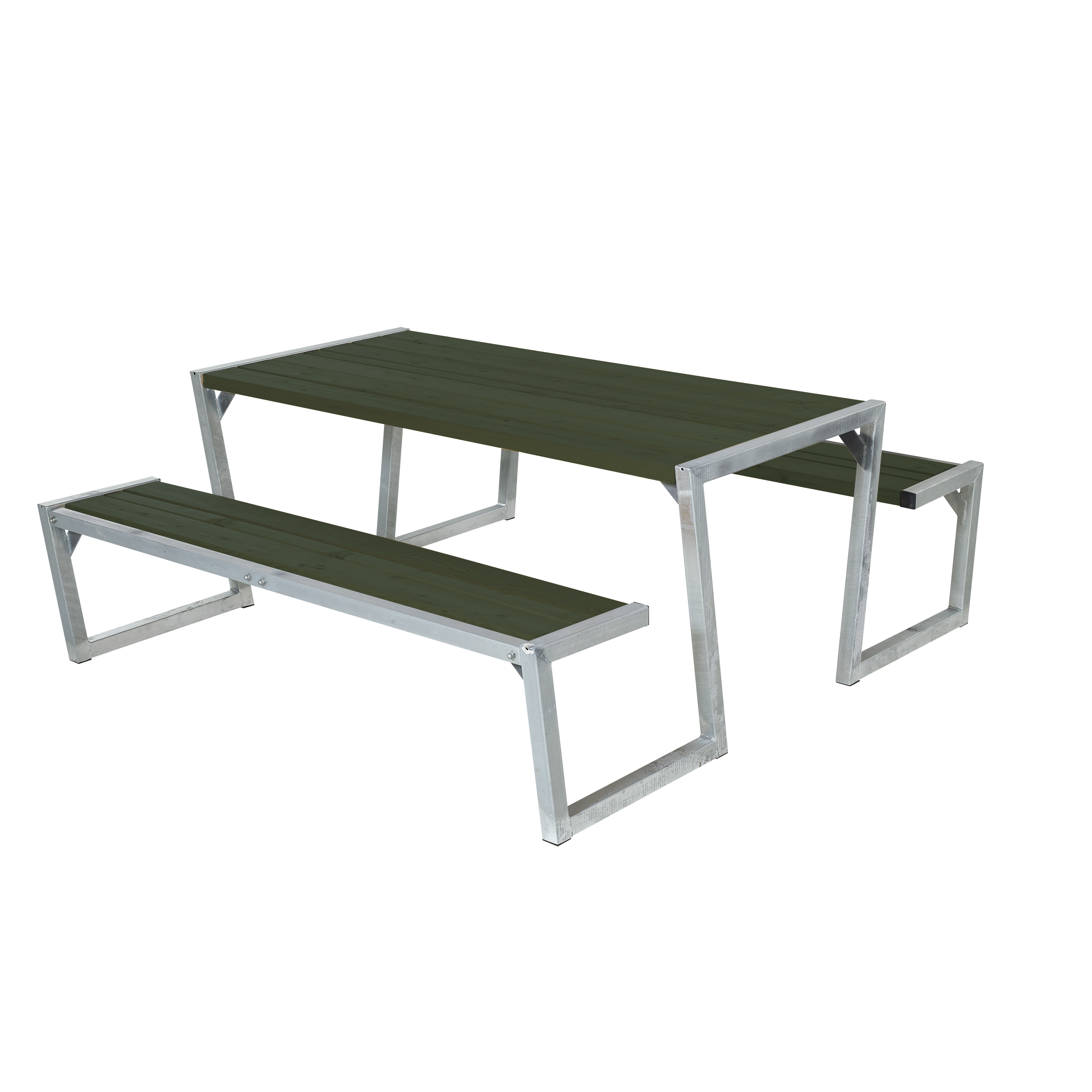 Zigma Bord/Bænkesæt - 176 cm - Grøn