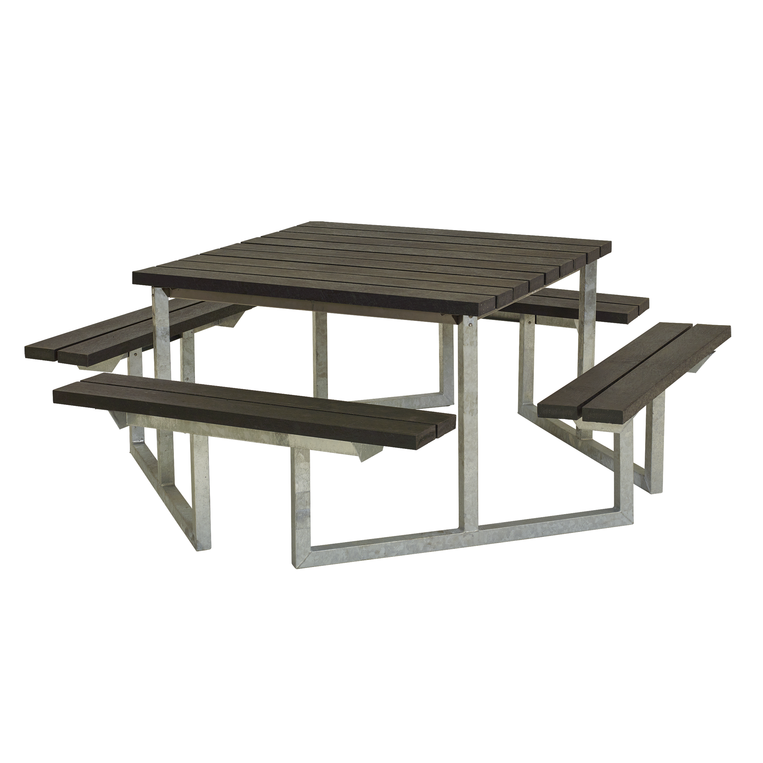 Twist Bord/Bænkesæt - 204 cm - ReTex - Sort